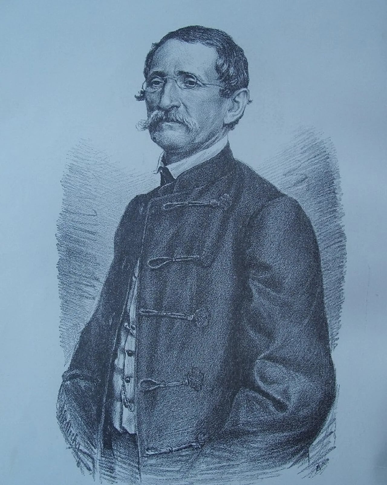 Porträt von Ferdo Rusan (1810–1879) – Gedenkseite