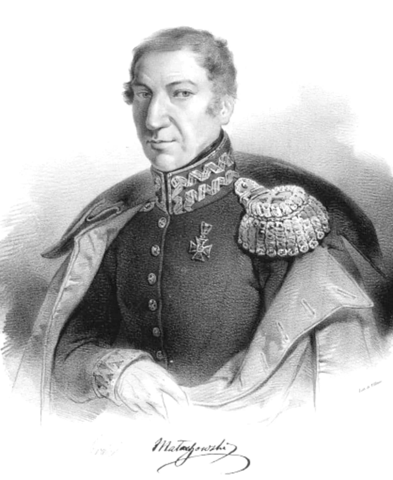 Porträt von Kazimierz Małachowski (1765–1845) – Gedenkseite
