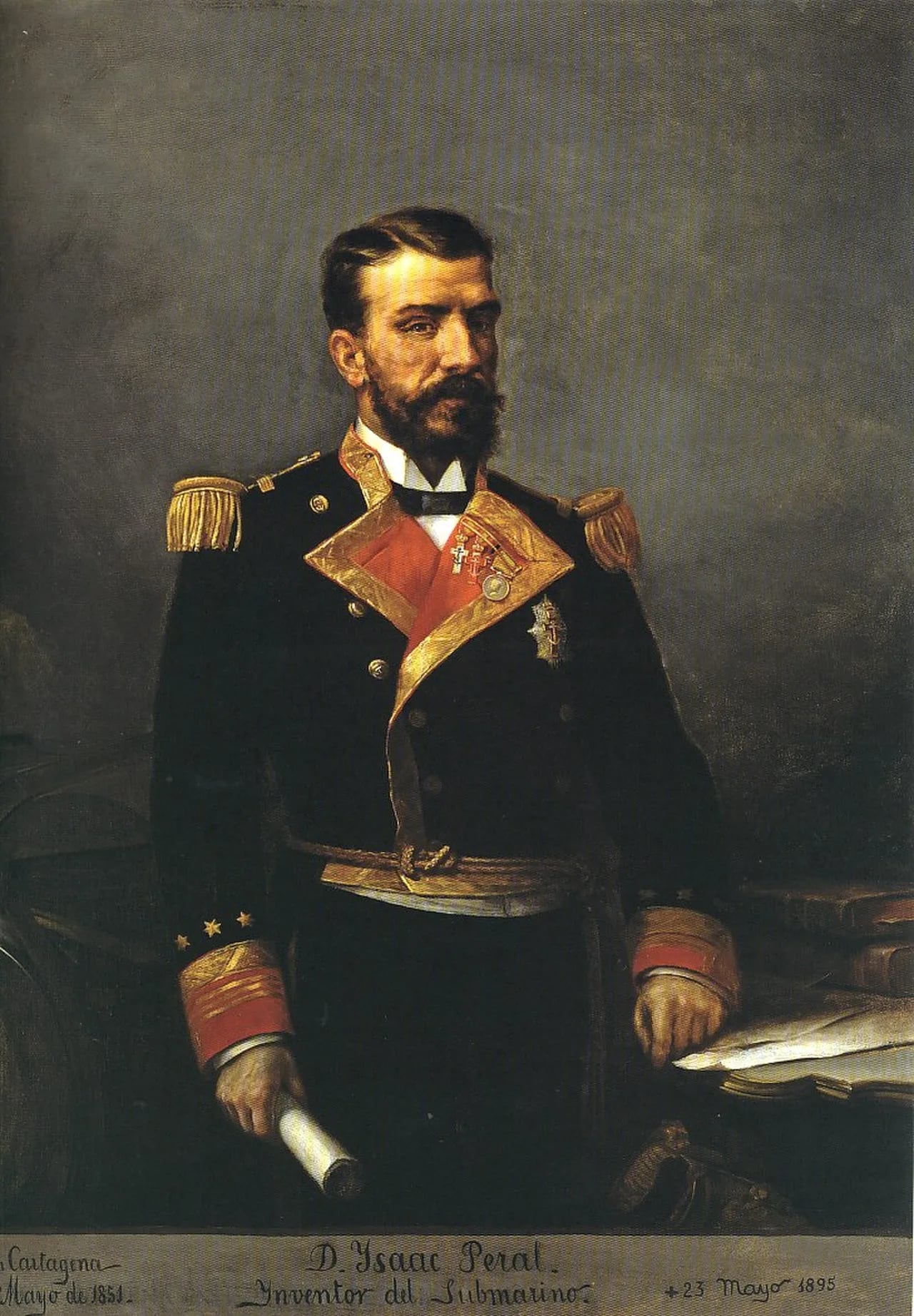 Portrait of Isaac Peral (1851–1895) – memorial page