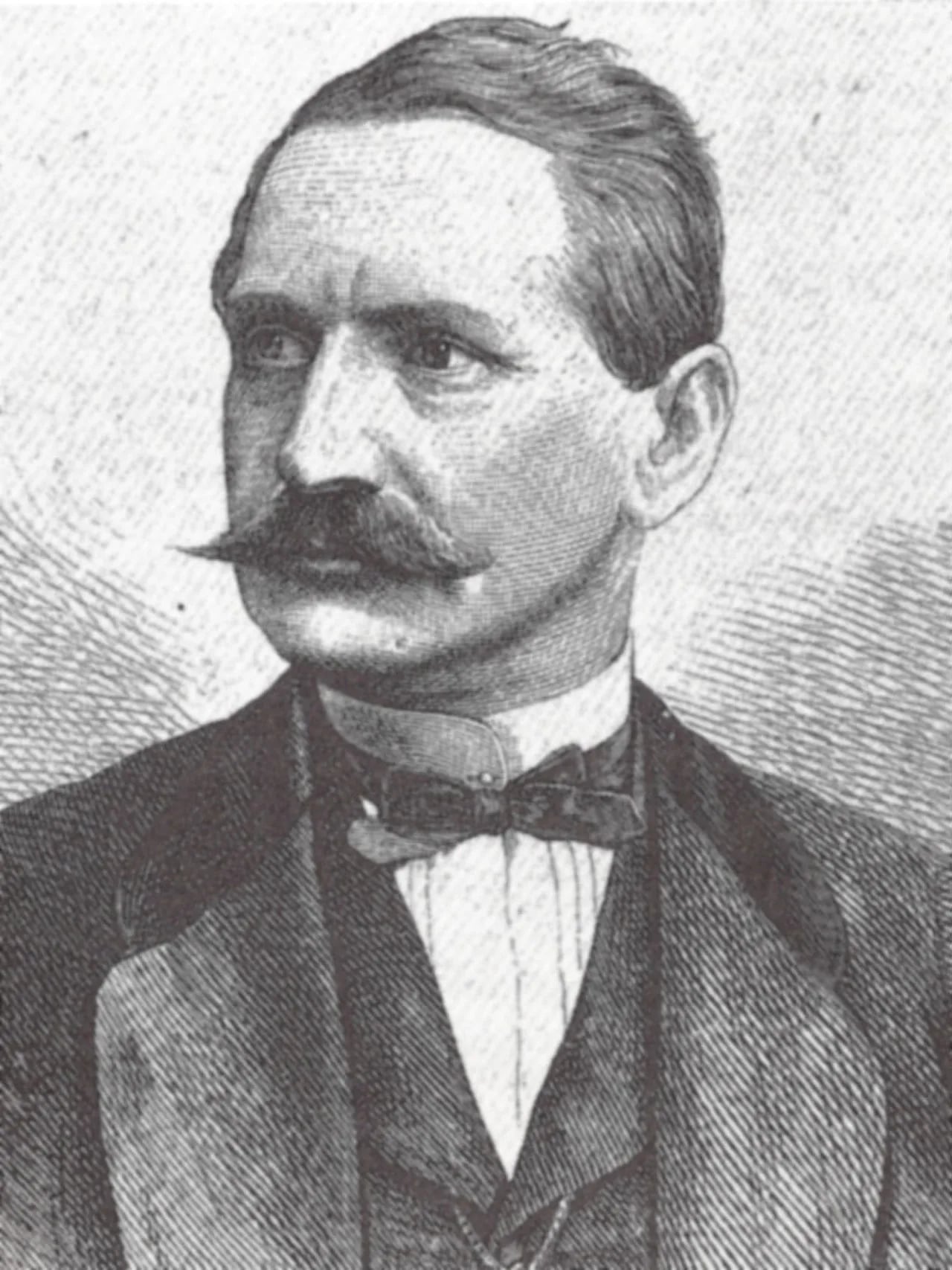 Porträt von Johann Jakob Scherer (1825–1878) – Gedenkseite