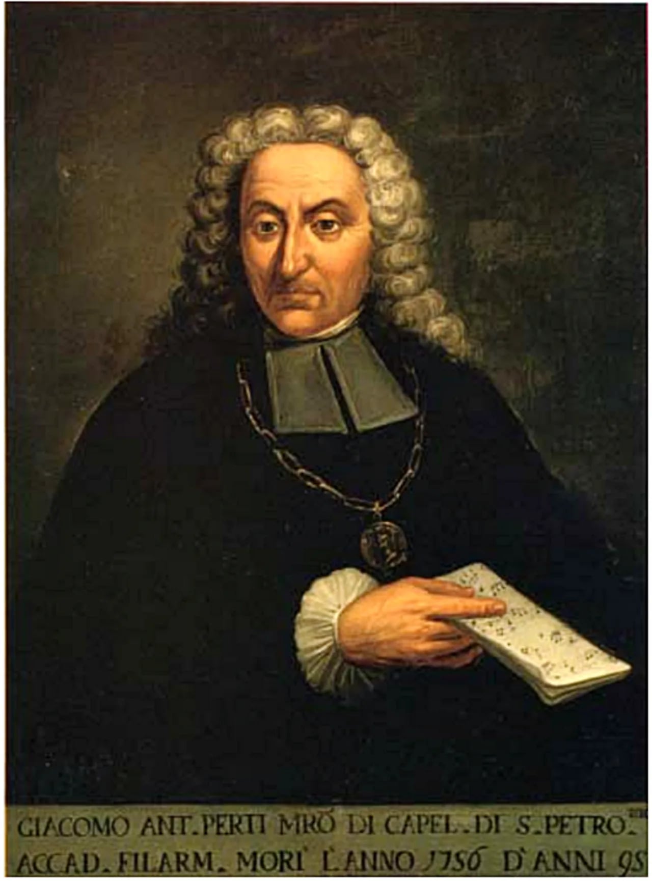 Portrait of Giacomo Antonio Perti (1661–1756) – memorial page