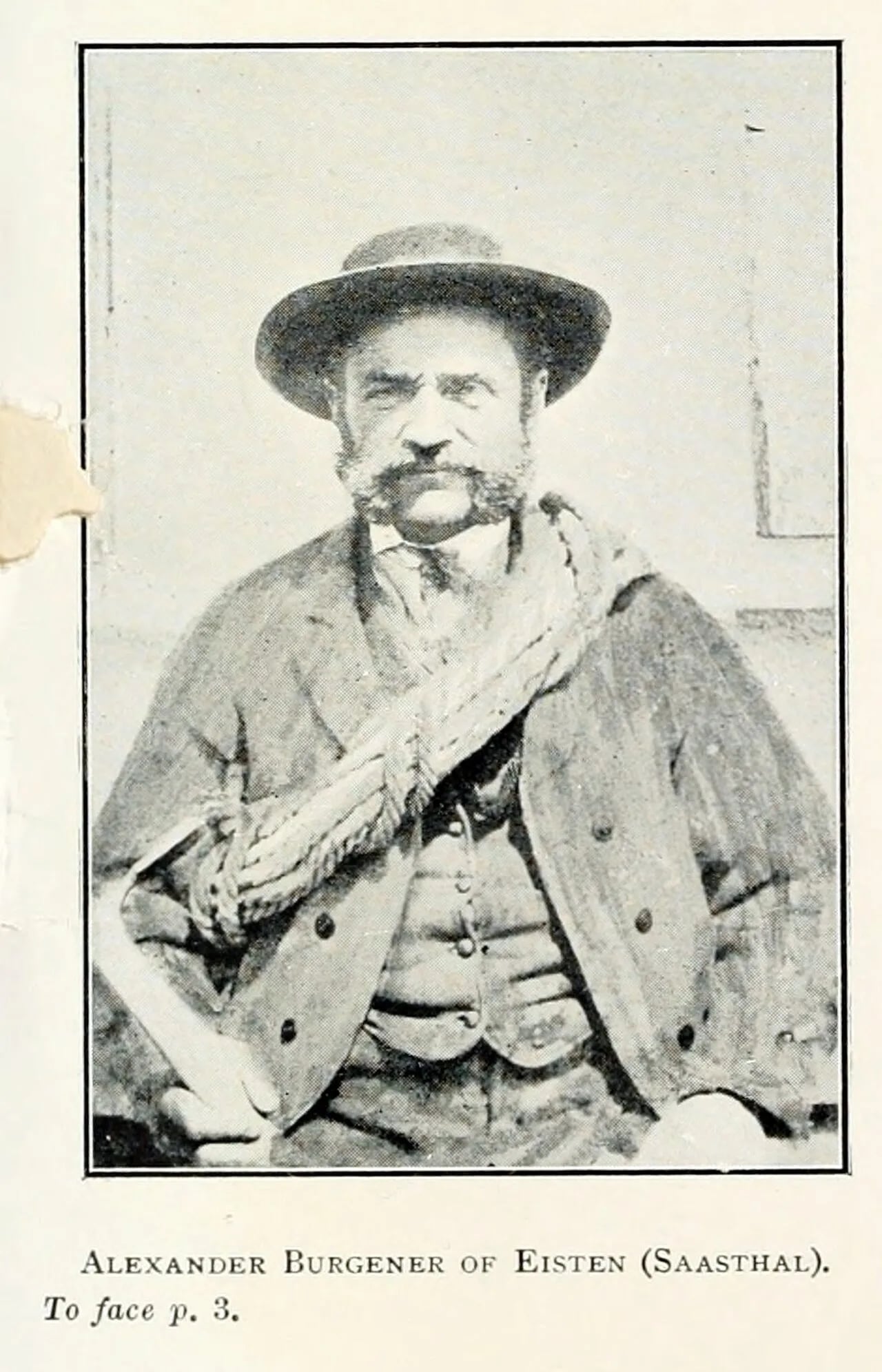 Portrait of Alexander Burgener (1845–1910) – memorial page