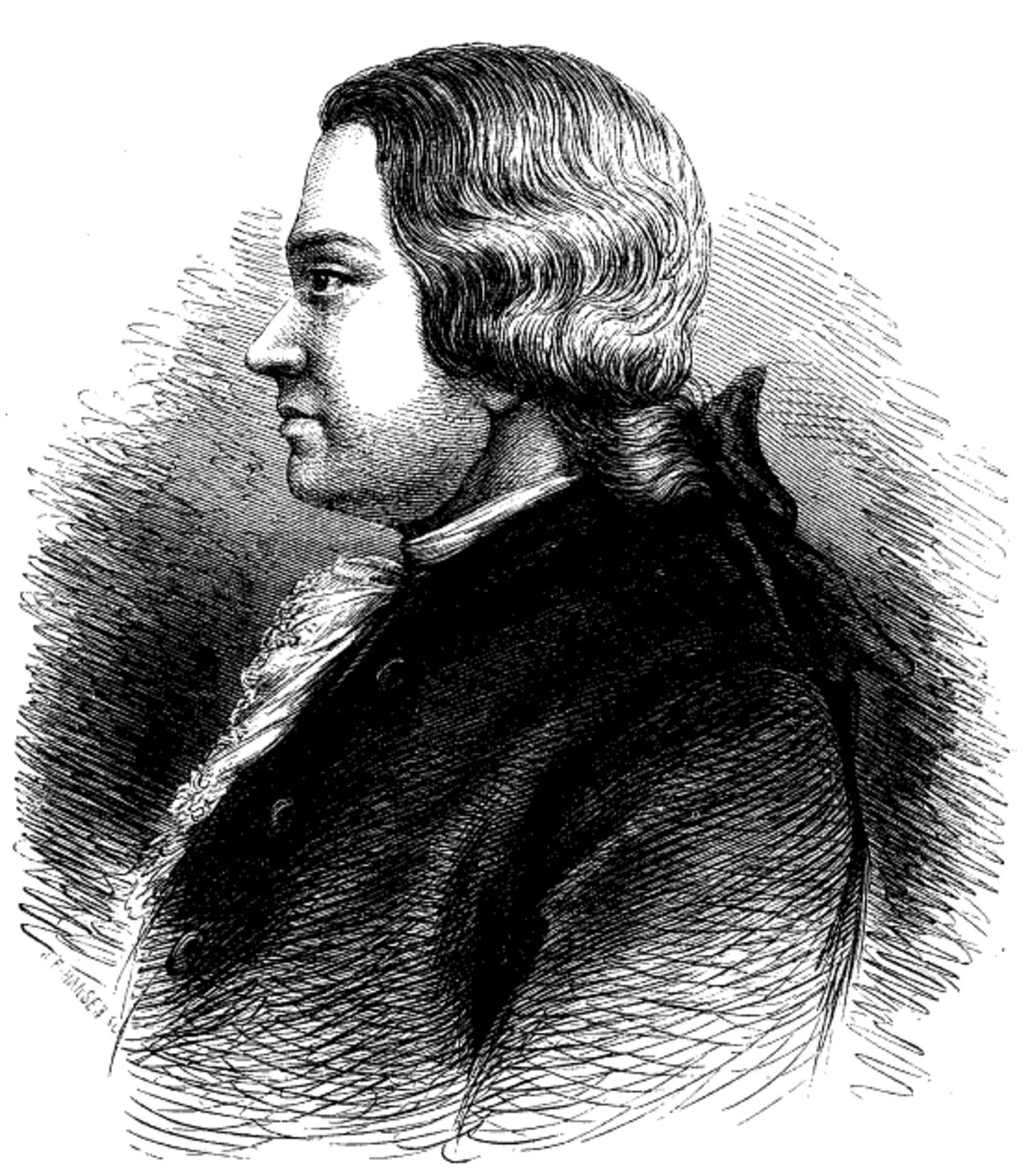Porträt von Thomas Thorild (1759–1808) – Gedenkseite