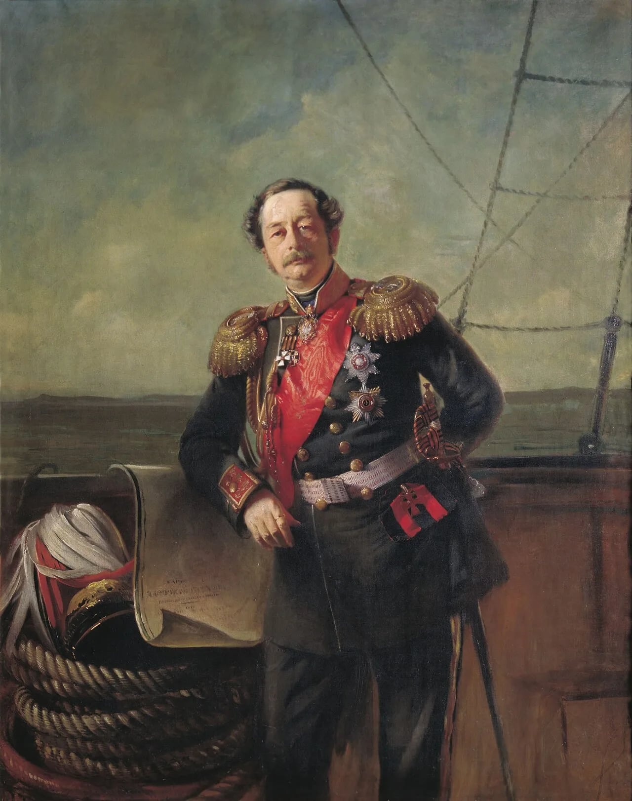 Portrait of Nikolai Nikolajewitsch Murawjow-Amurski (1809–1881) – memorial page