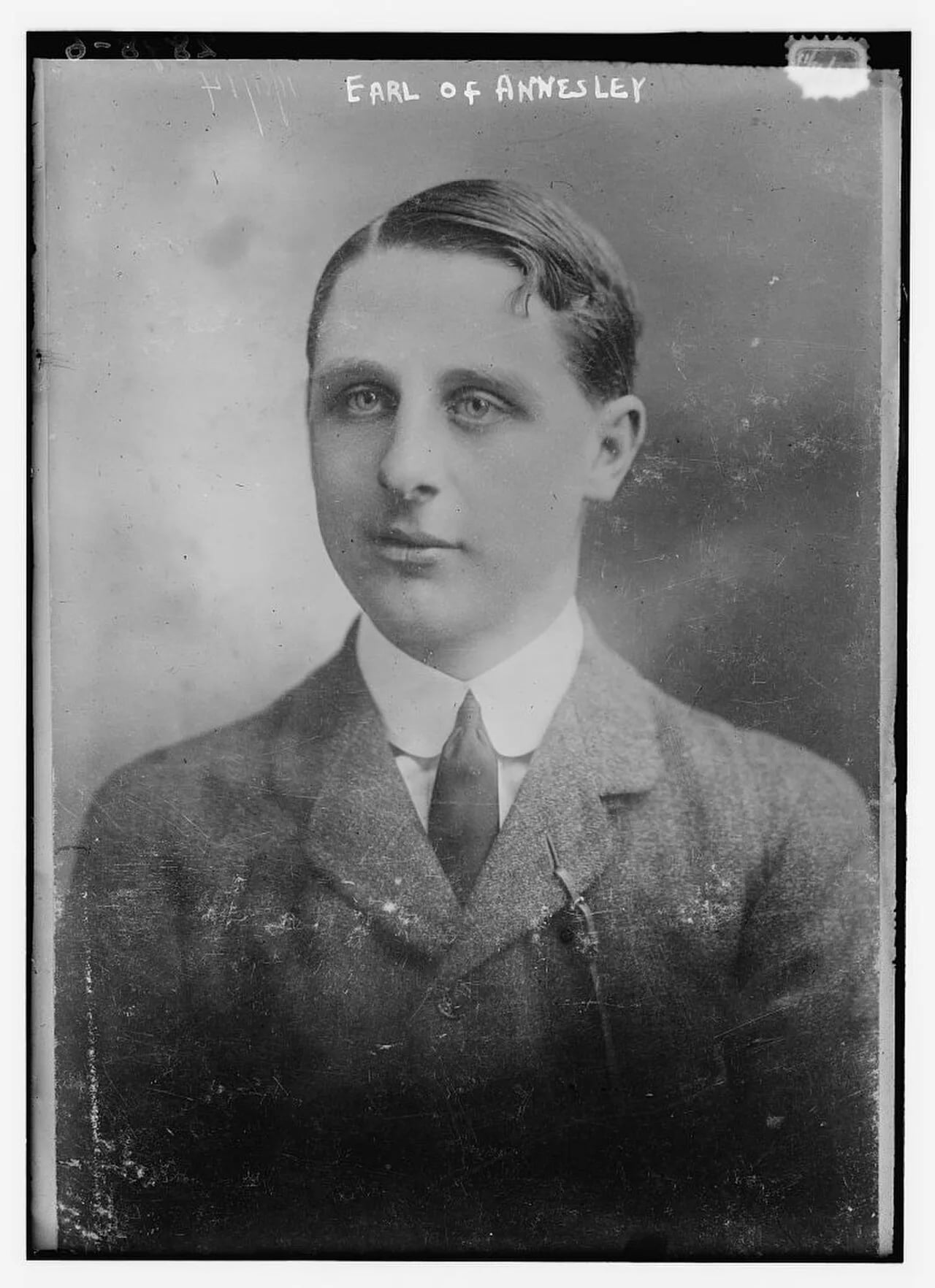 Portrait of Francis Annesley, 6th Earl Annesley (1884–1914) – memorial page