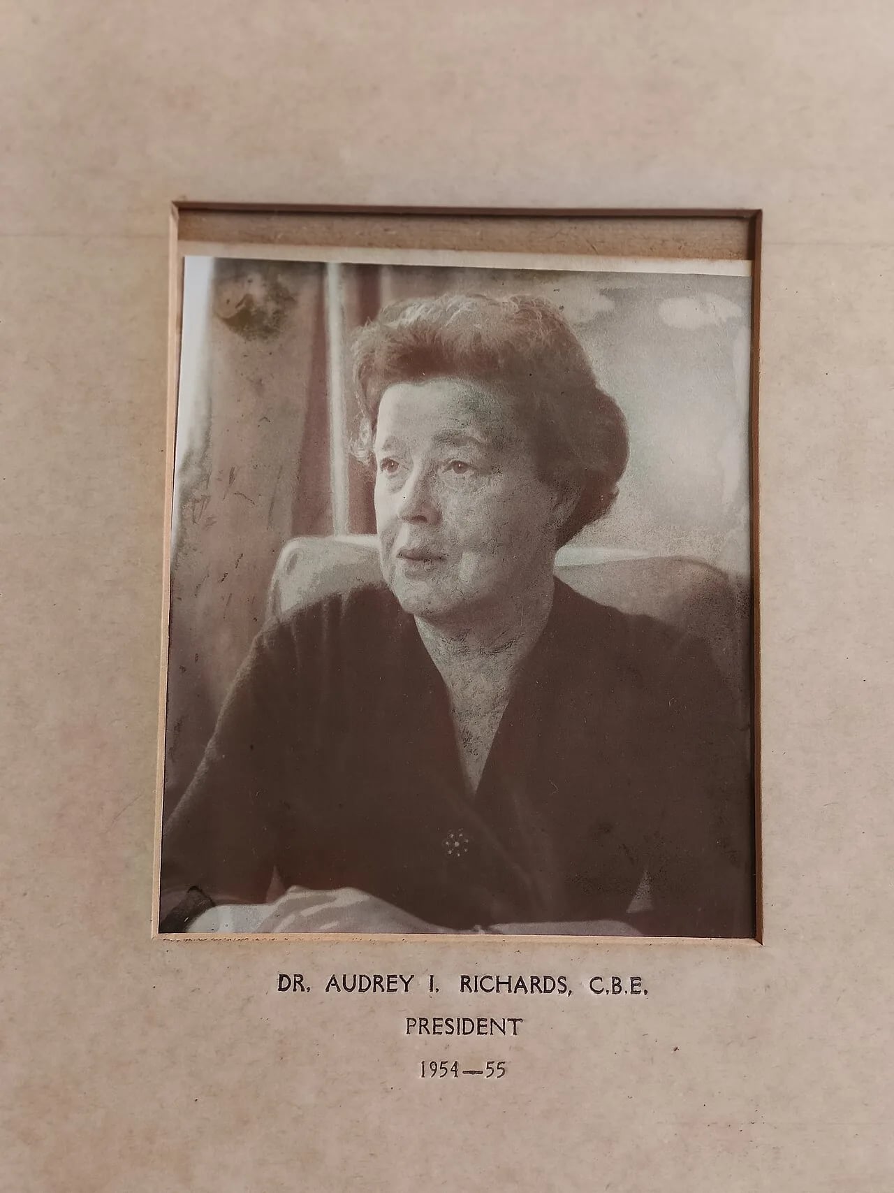 Portrait of Audrey I. Richards (1899–1984) – memorial page