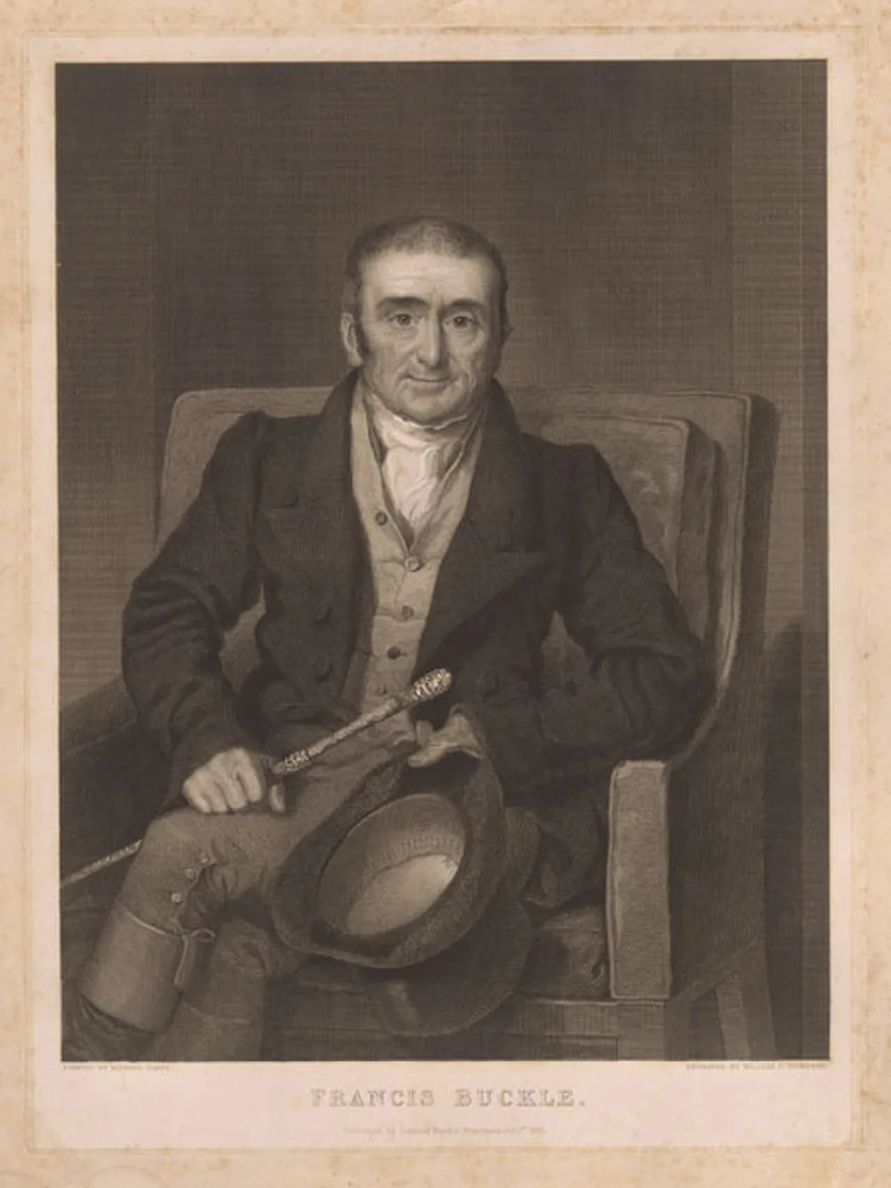 Porträt von Francis Buckle (1766–1832) – Gedenkseite