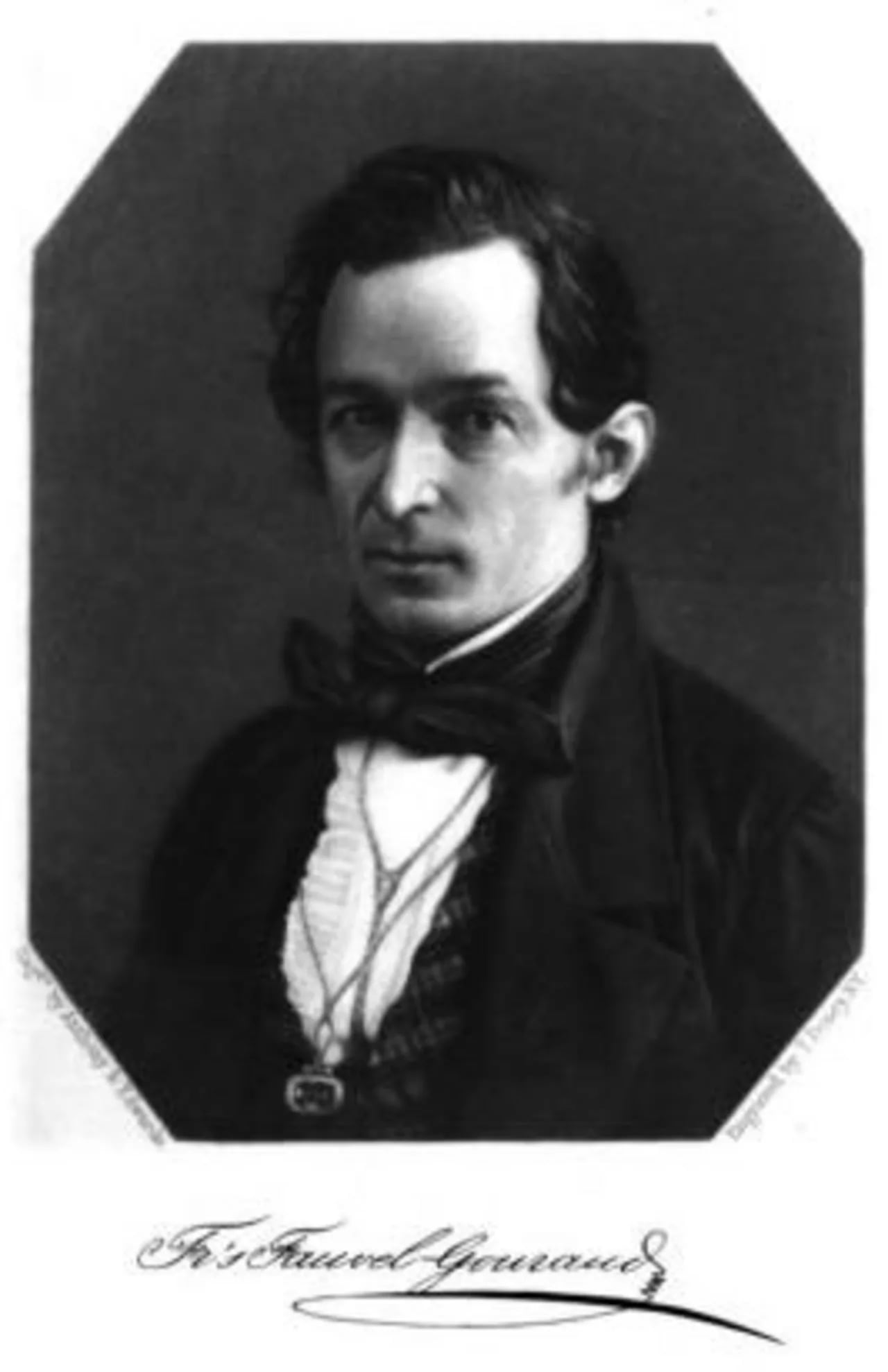 Portrait of Francis Fauvel Gouraud (1808–1847) – memorial page
