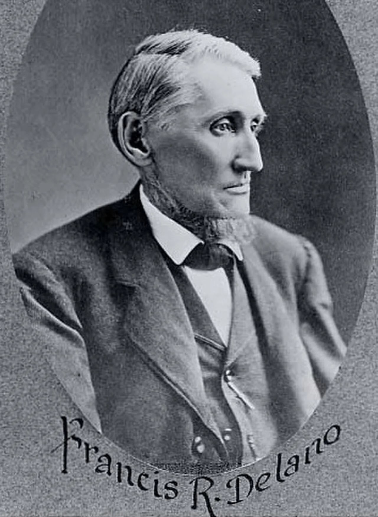 Porträt von Francis R. Delano (1842–1892) – Gedenkseite