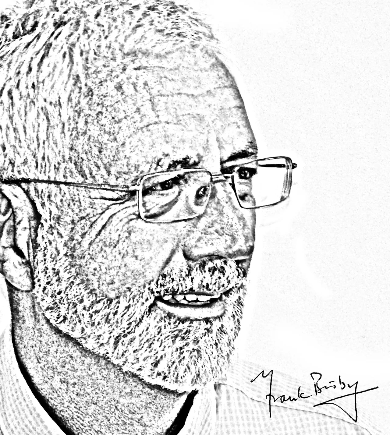 Portrait of Frank Bisby (1945–2011) – memorial page