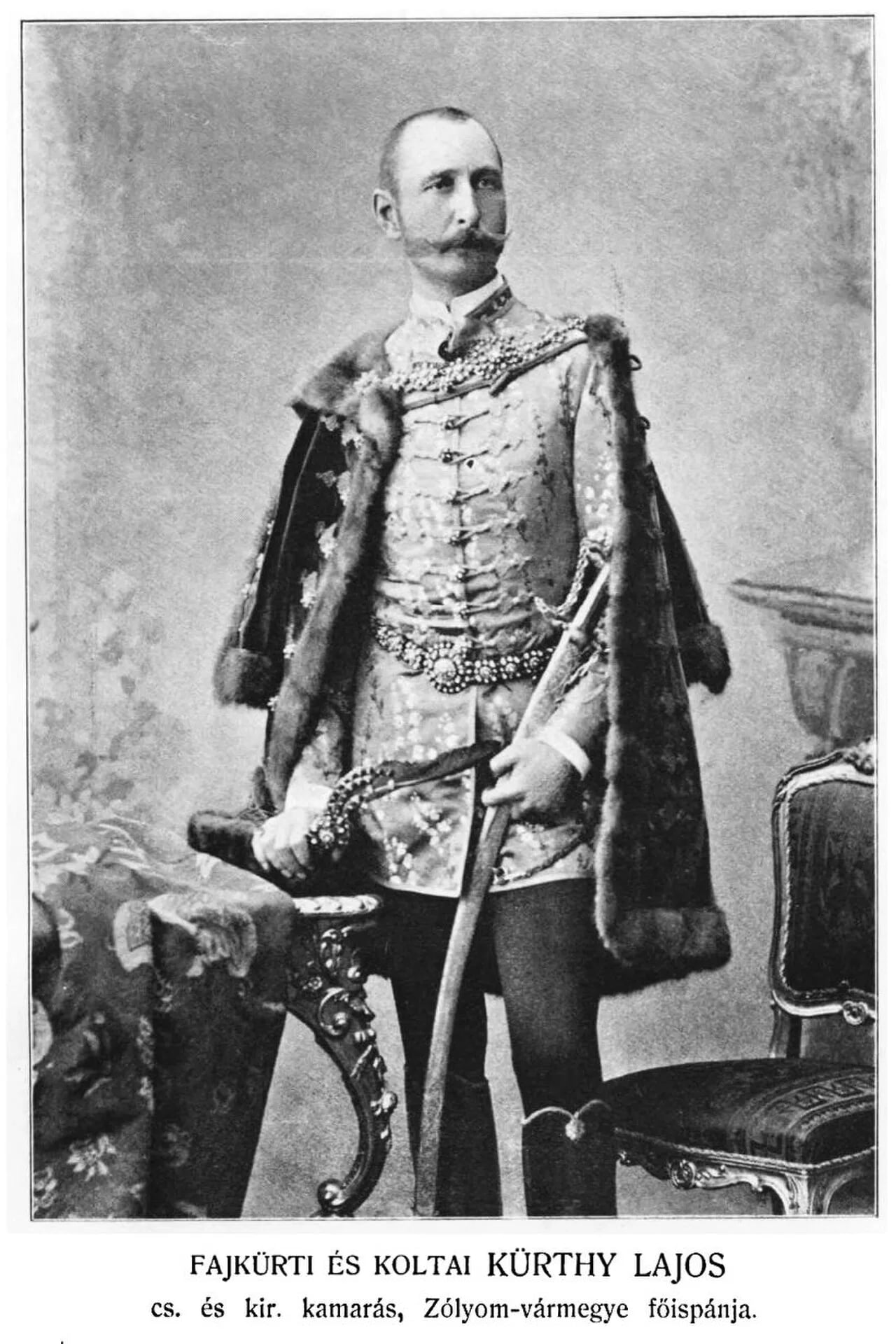 Porträt von Lajos Kürthy (1852–1921) – Gedenkseite