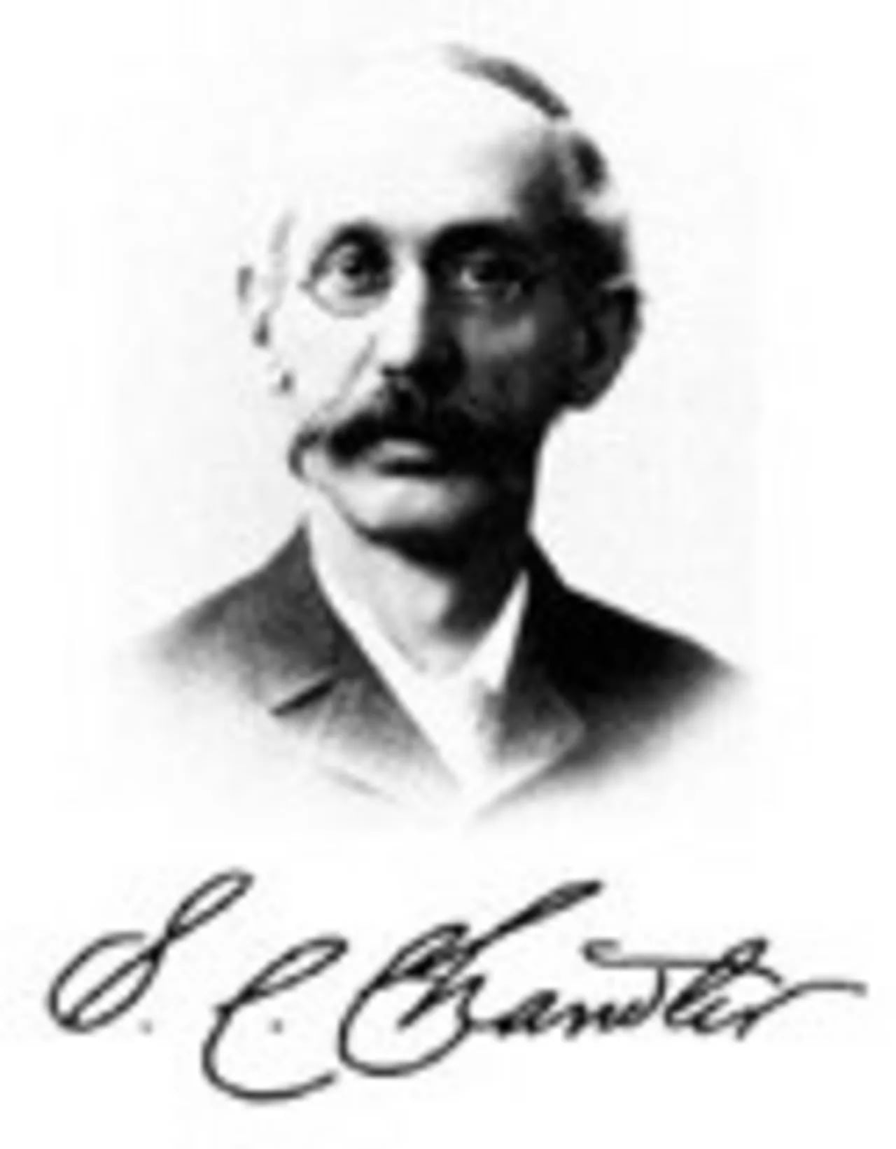 Porträt von Seth Carlo Chandler (1846–1913) – Gedenkseite