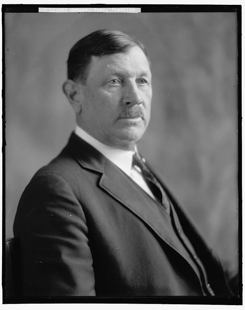 Portrait of Franklin Menges (1858–1956) – memorial page