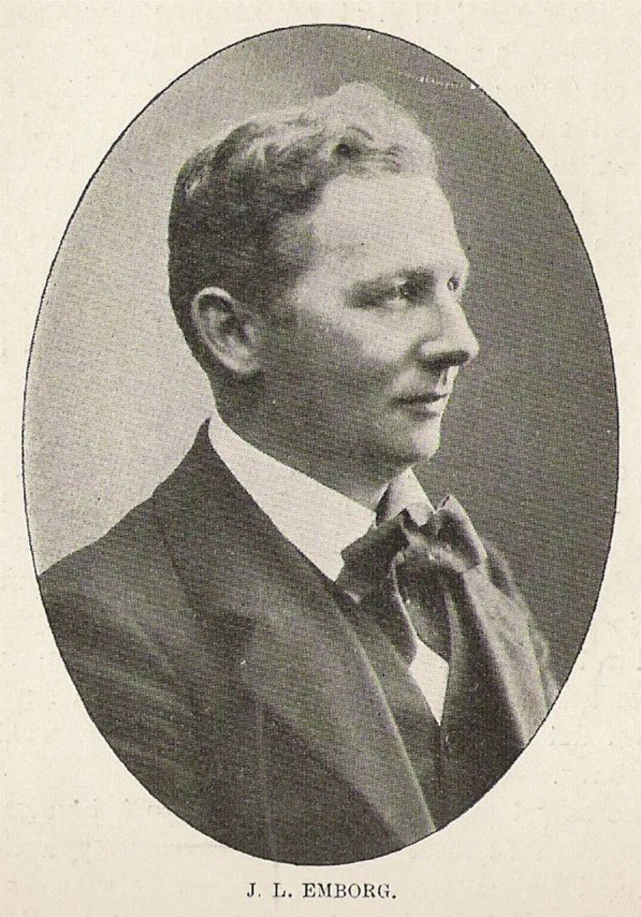 Portrait of Jens Laursøn Emborg (1876–1957) – memorial page