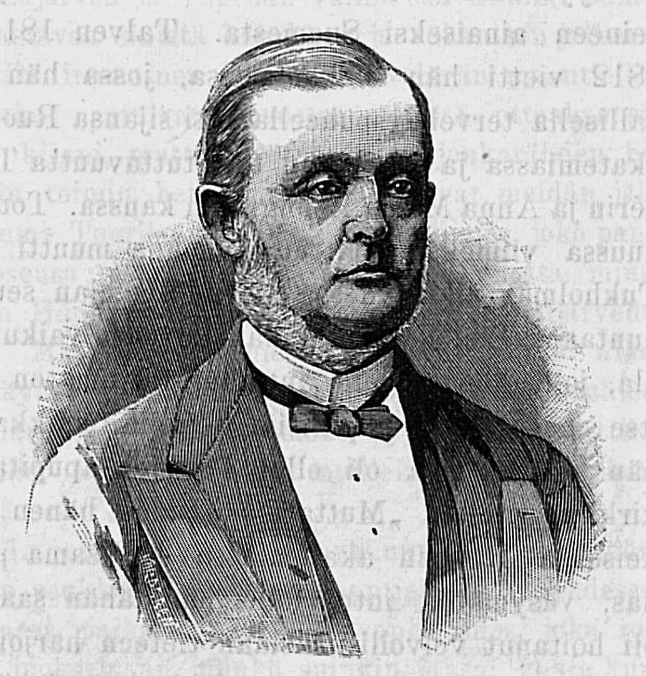 Portrait of Carl Gustav Borg (1823–1895) – memorial page