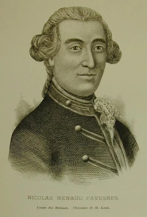 Porträt von François-Marie Renaud d'Avène des Meloizes (1655–1699) – Gedenkseite
