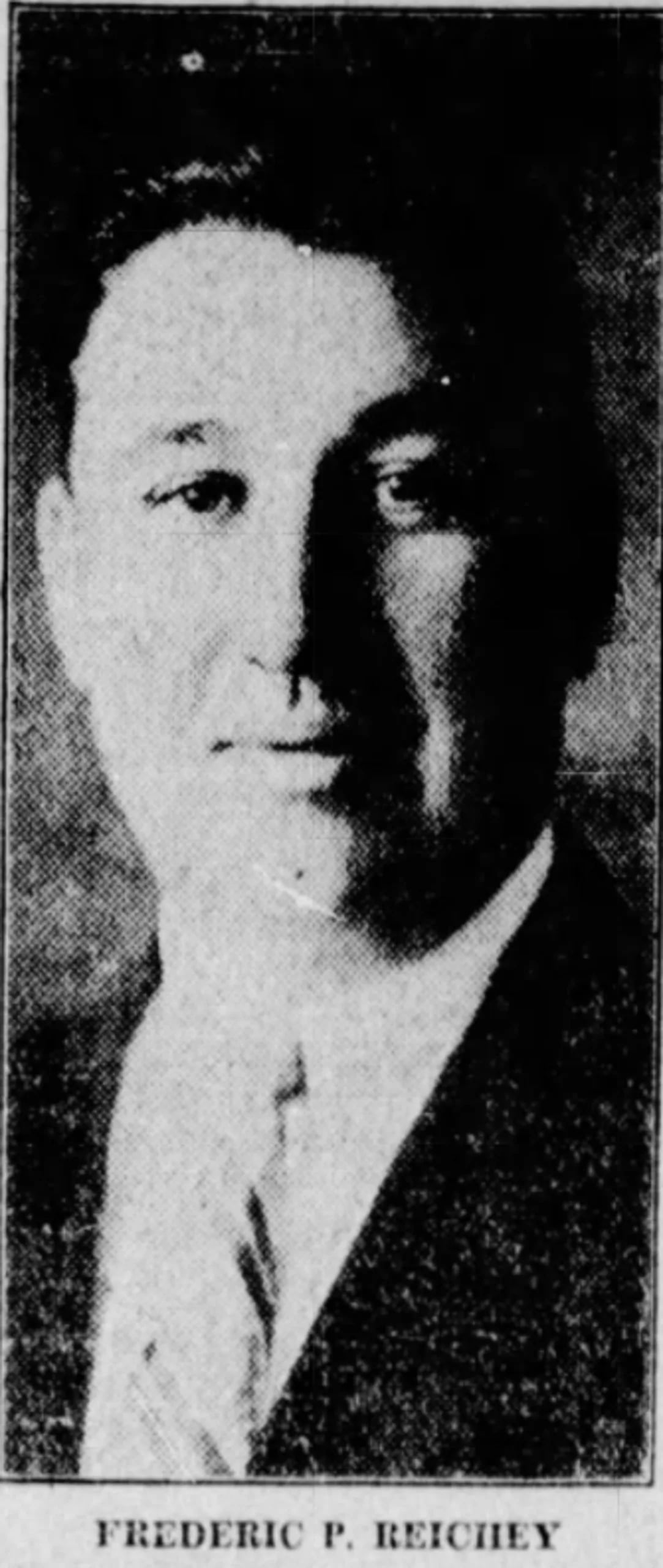 Portrait of Frederic P. Reichey (1895–1978) – memorial page
