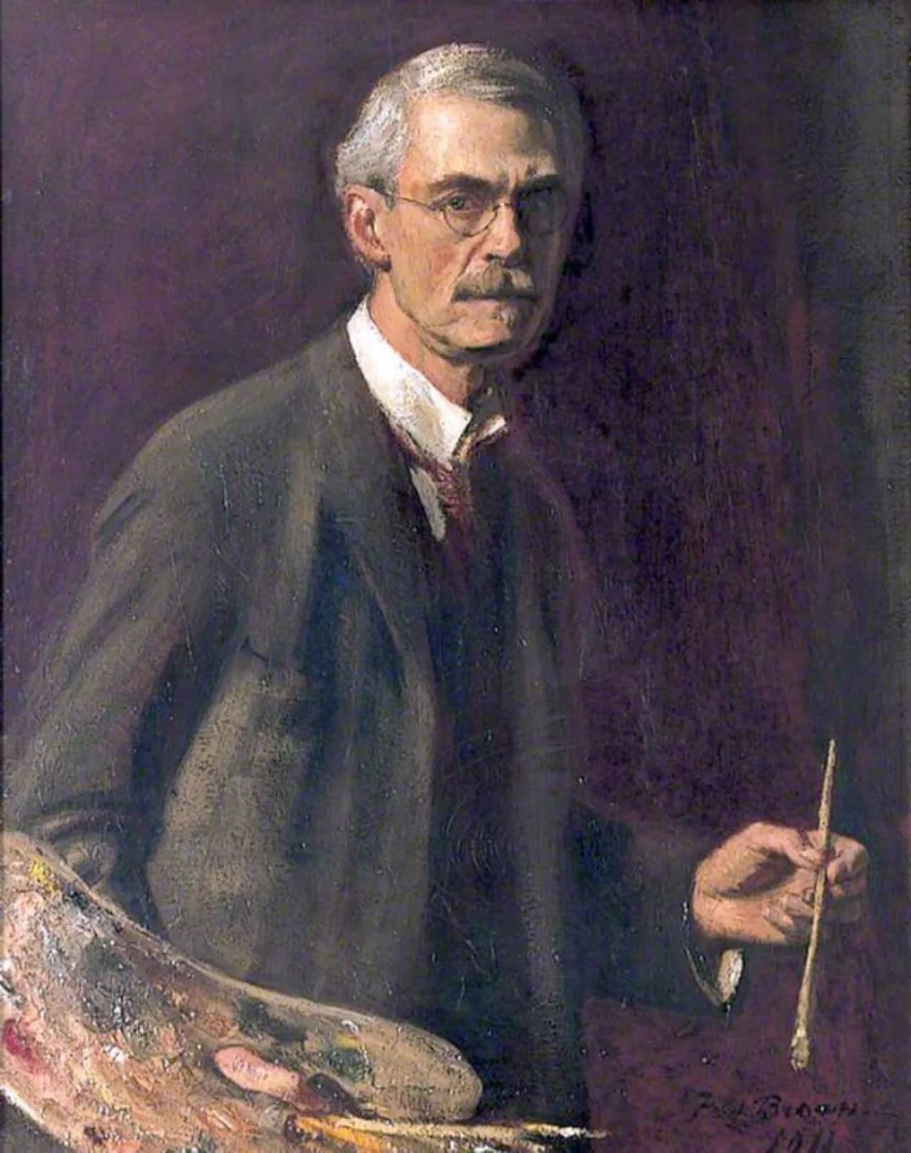 Portrait of Frederick Brown (1851–1941) – memorial page