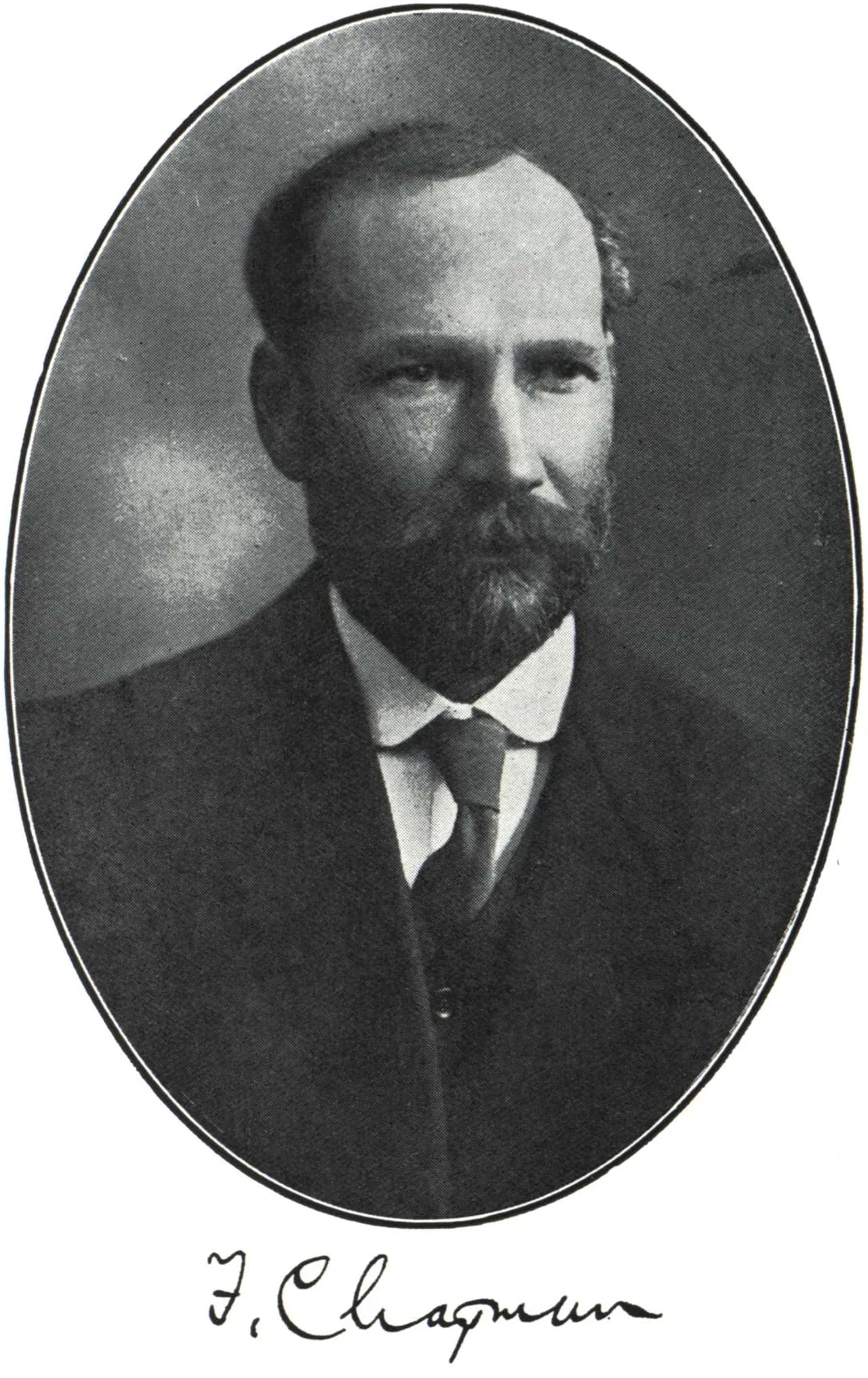Porträt von Frederick Chapman (1864–1943) – Gedenkseite