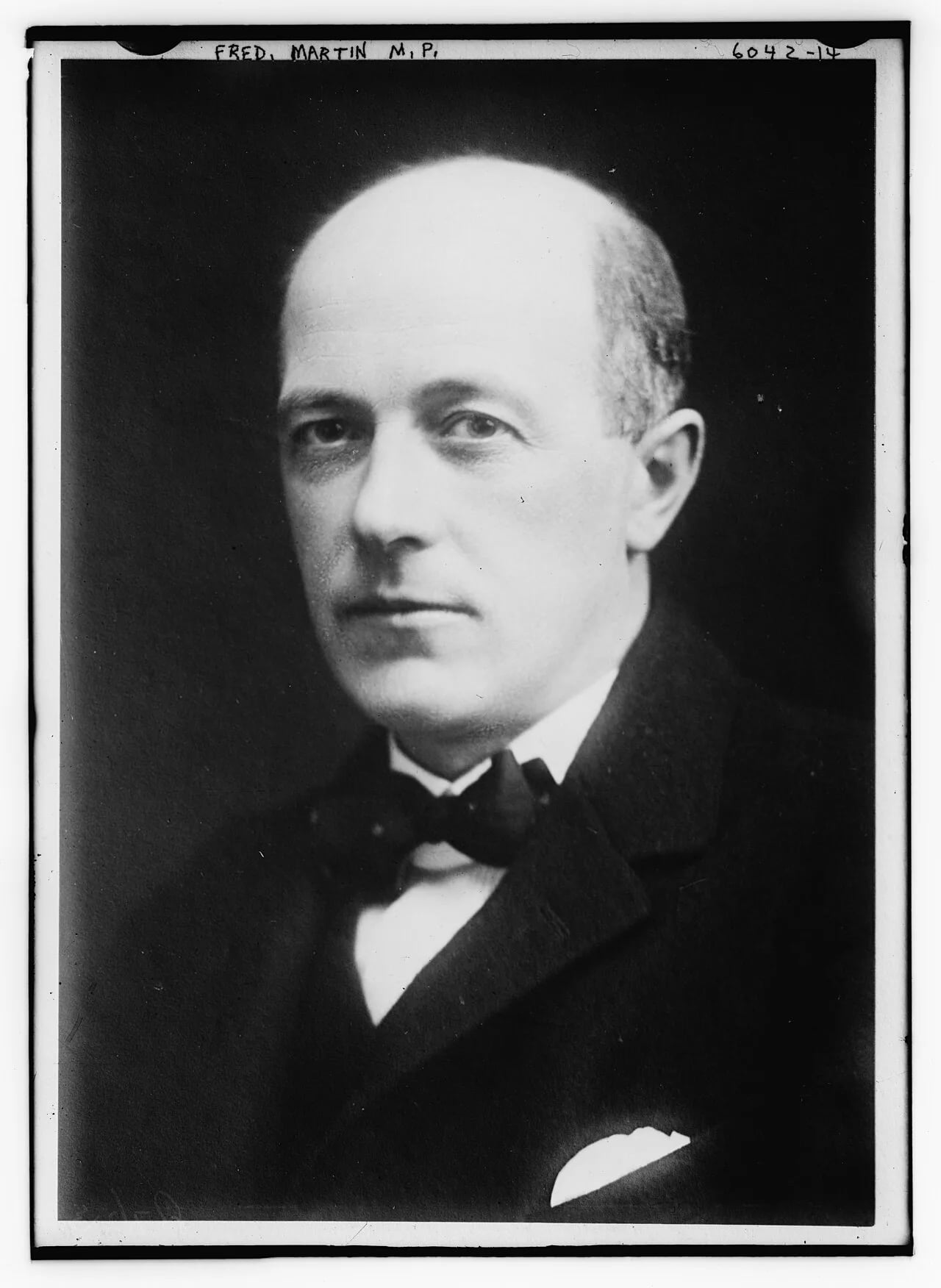 Portrait of Frederick Martin (1882–1950) – memorial page