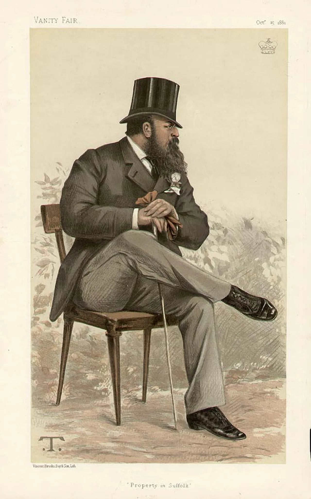 Portrait of Frederick Thellusson, 5th Baron Rendlesham (1840–1911) – memorial page