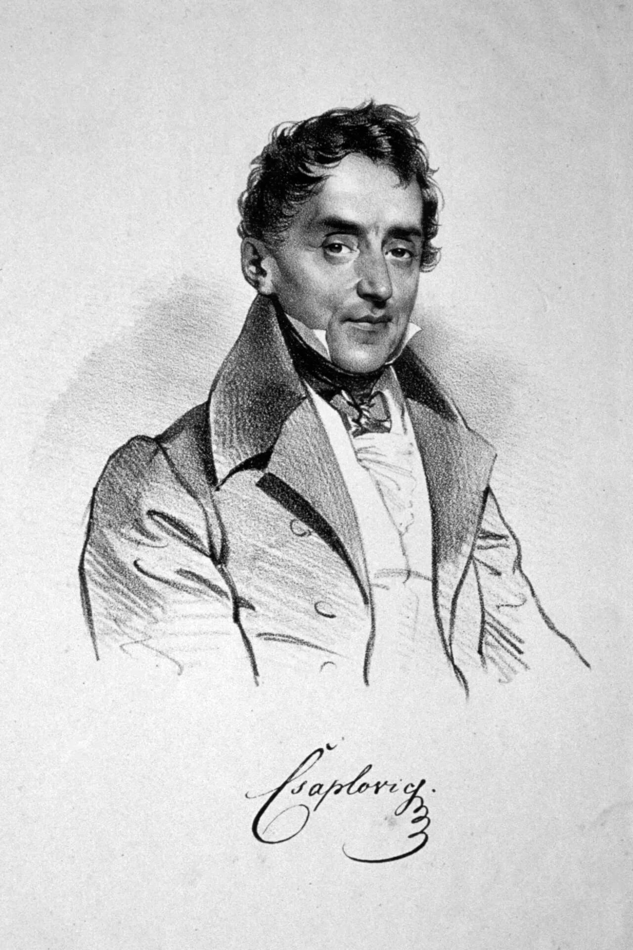 Portrait of Johann von Jasenova Csaplovics (1780–1847) – memorial page