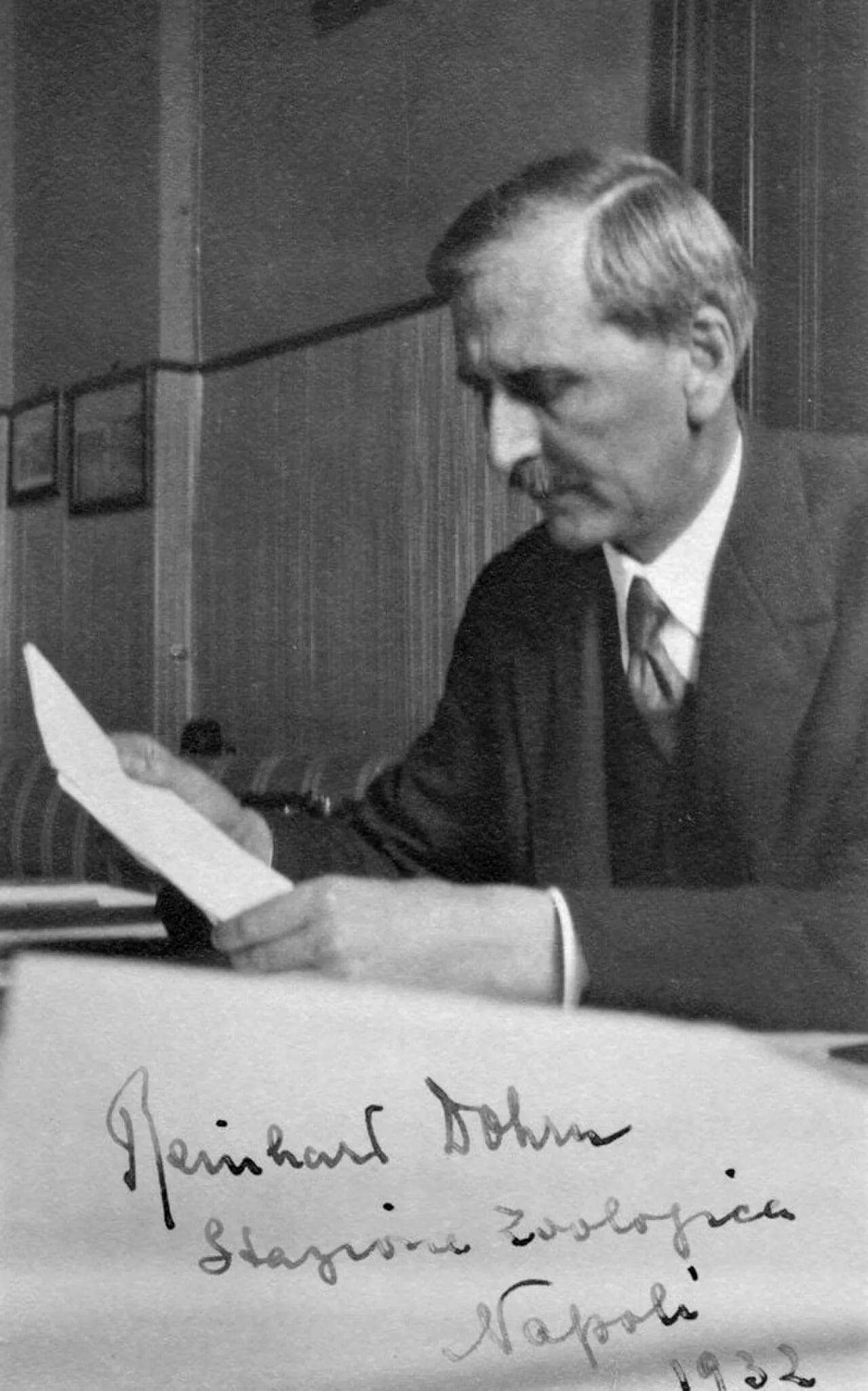 Portrait of Rinaldo Dohrn (1880–1962) – memorial page