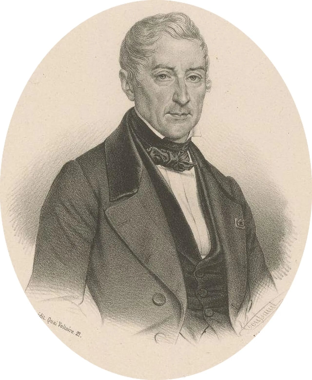 Porträt von Louis Etienne François Héricart de Thury (1776–1854) – Gedenkseite