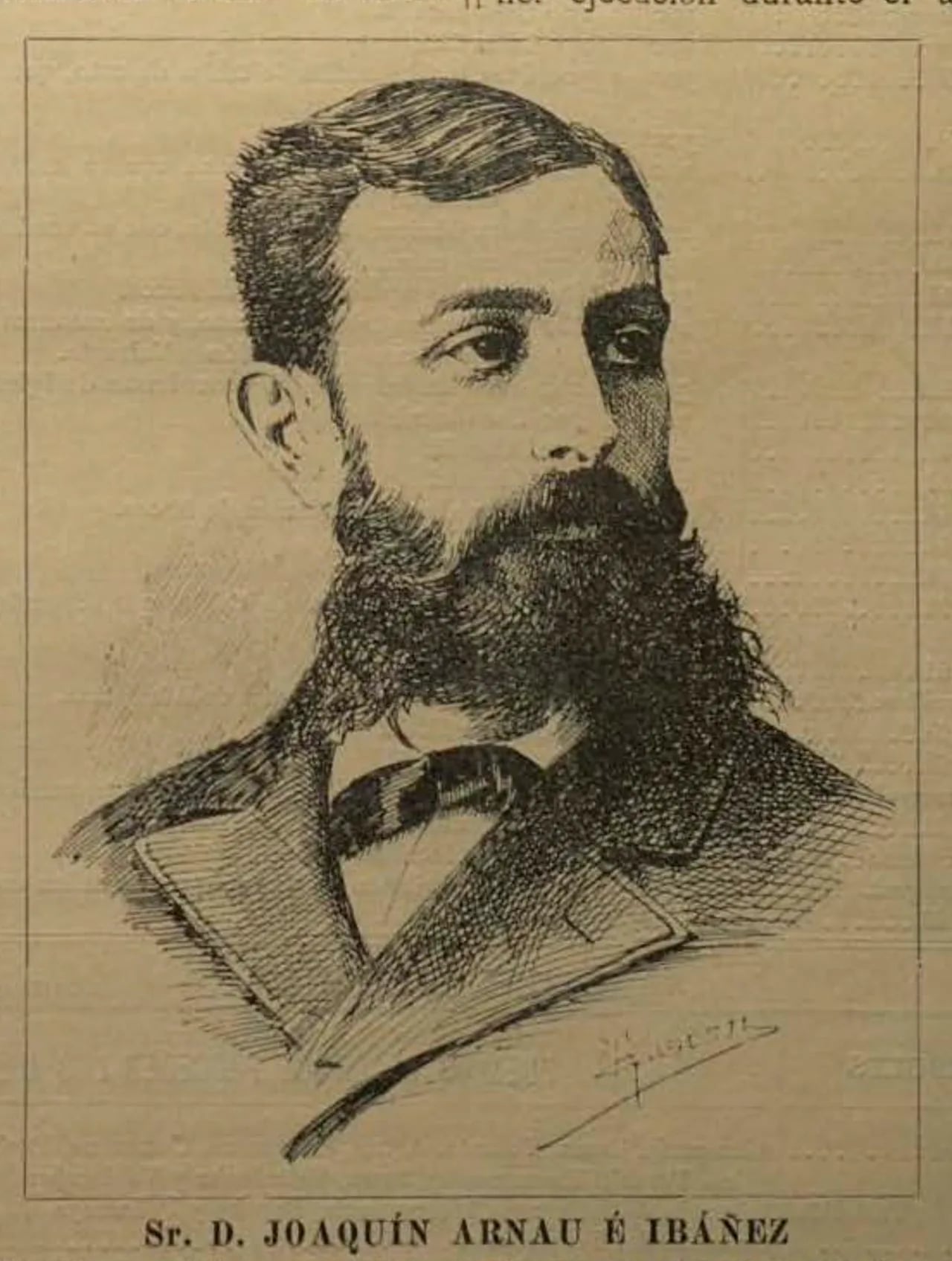 Portrait of Joaquín Arnau e Ibáñez (1850–1890) – memorial page
