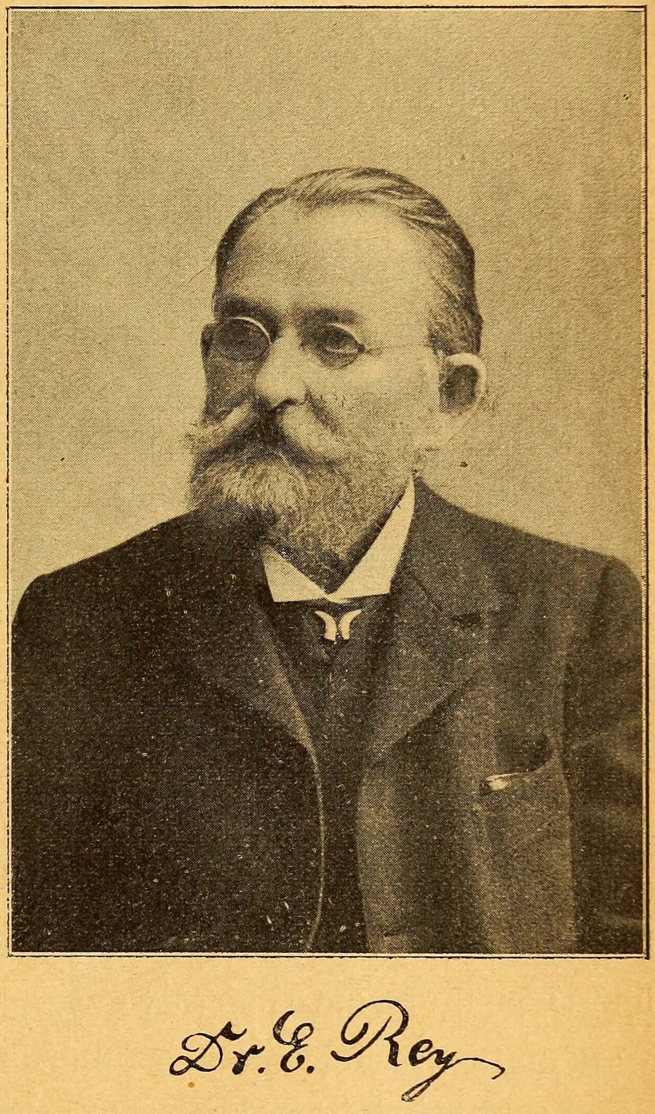 Portrait of Jean Guillaume Charles Eugène Rey (1838–1909) – memorial page