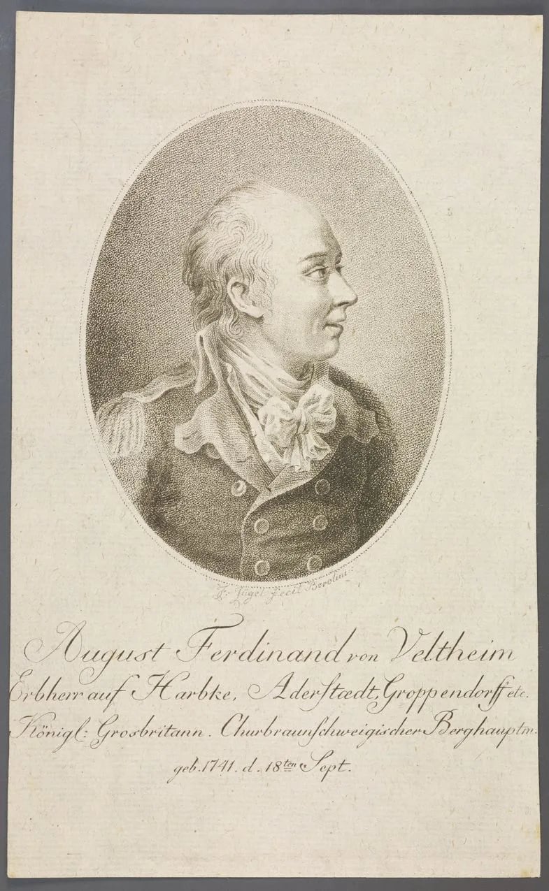 Portrait of August Ferdinand von Veltheim (1741–1801) – memorial page