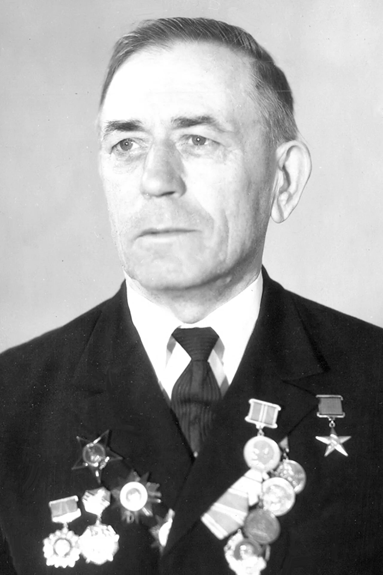 Porträt von Wassili Iljitsch Birjukow (1912–1991) – Gedenkseite