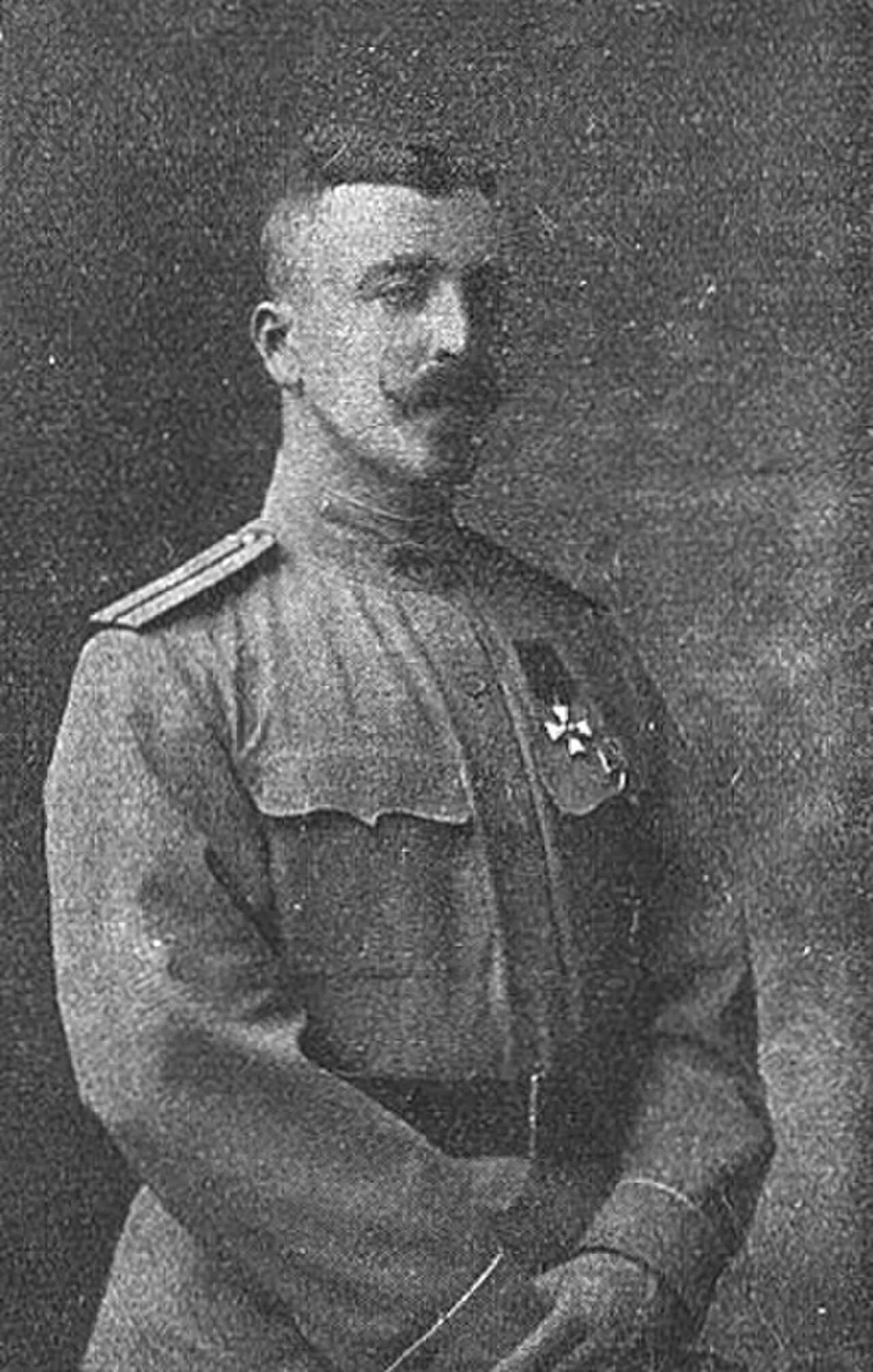 Porträt von Pavel Vasilyevich Vorontsov (1881–1915) – Gedenkseite