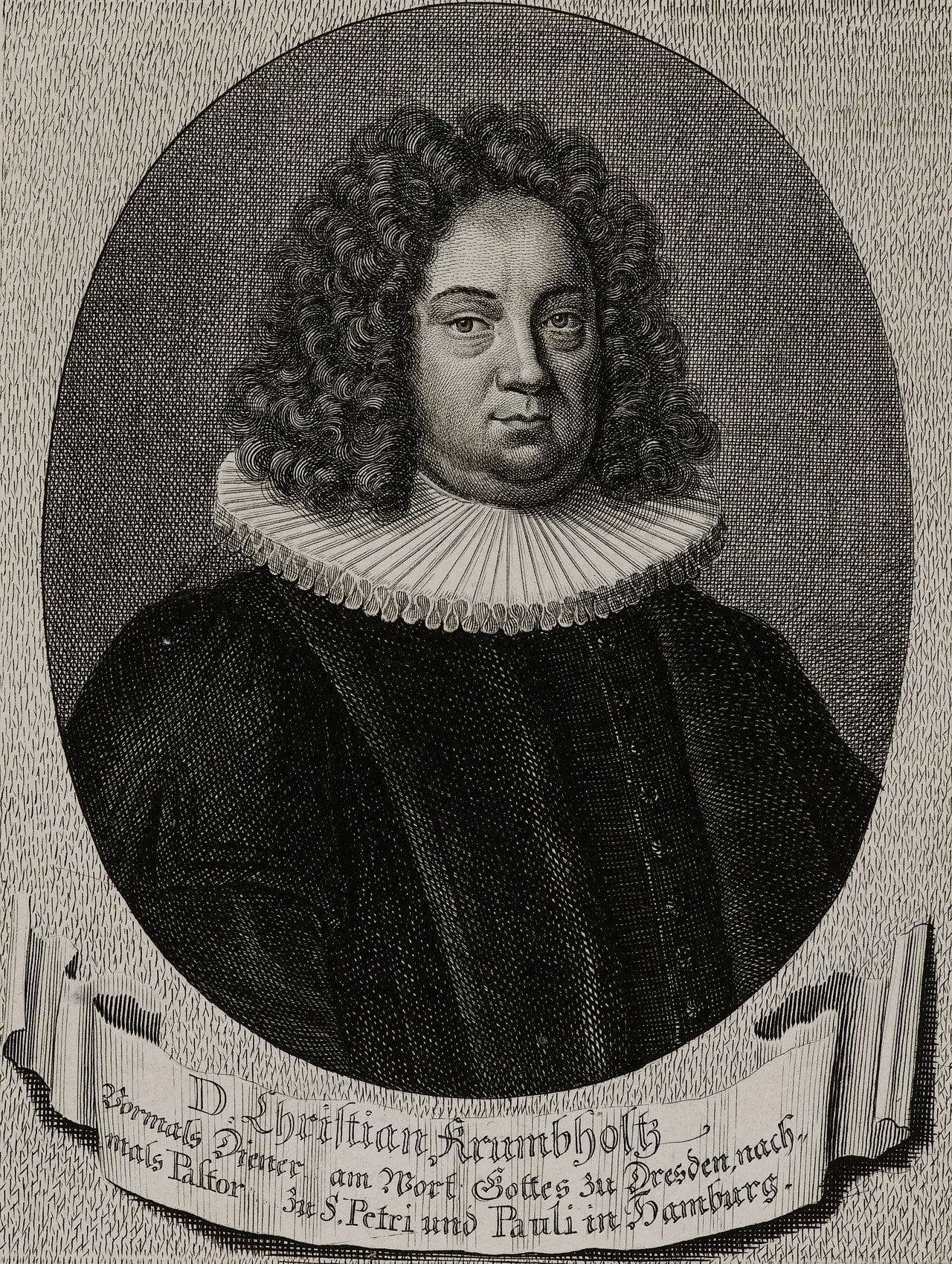 Porträt von Christian Krumbholtz (1662–1725) – Gedenkseite