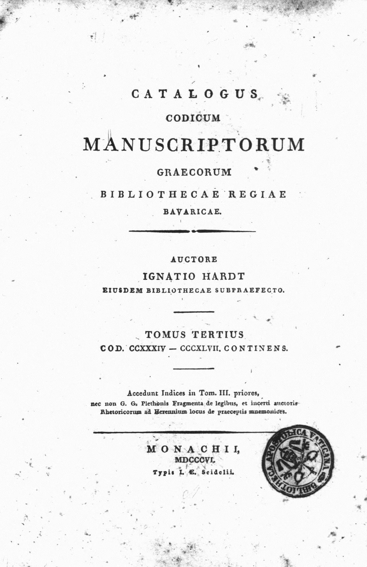 Porträt von Ignaz Hardt (1749–1811) – Gedenkseite
