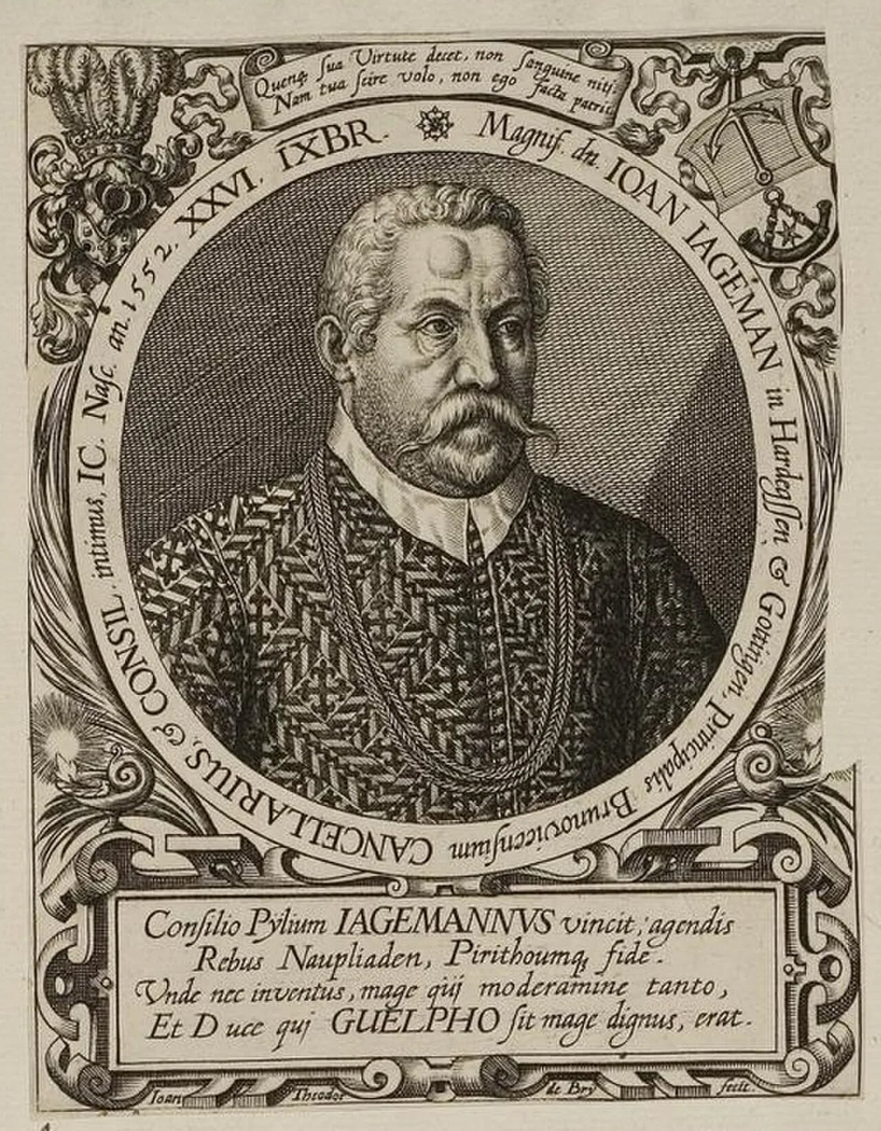 Portrait of Johann Jagemann (1552–1604) – memorial page