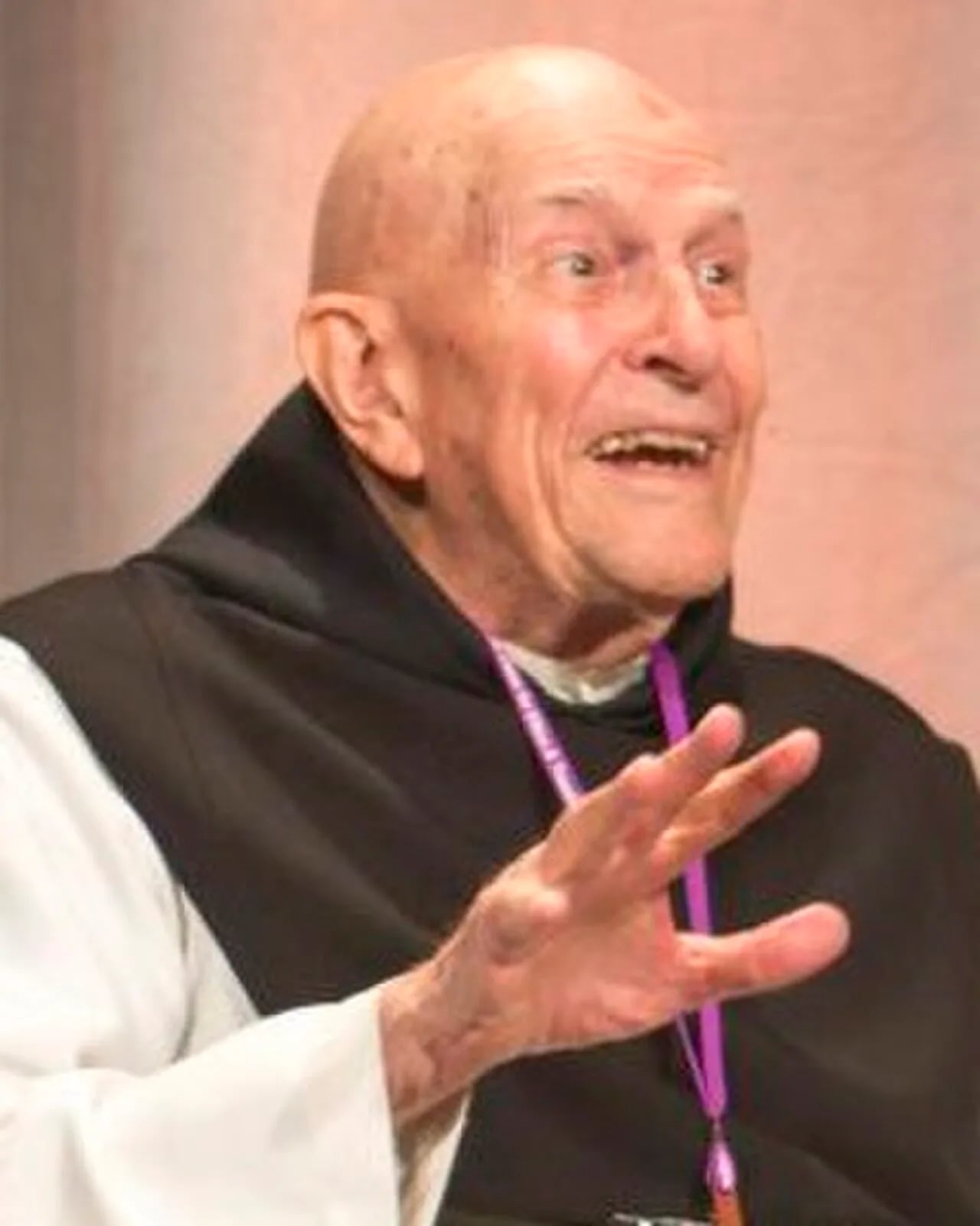 Porträt von Thomas Keating (1923–2018) – Gedenkseite