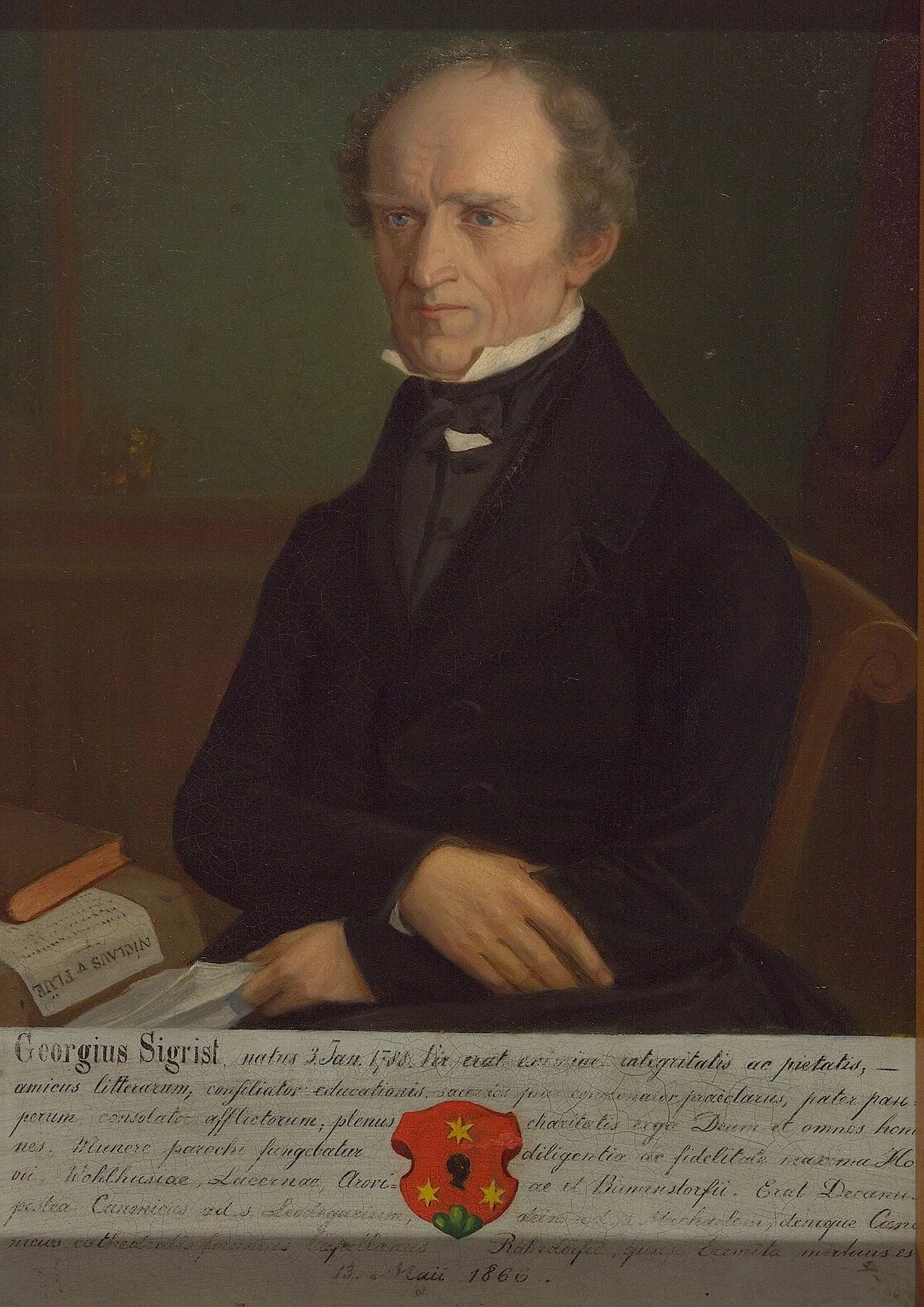 Porträt von Georg Sigrist (1788–1866) – Gedenkseite