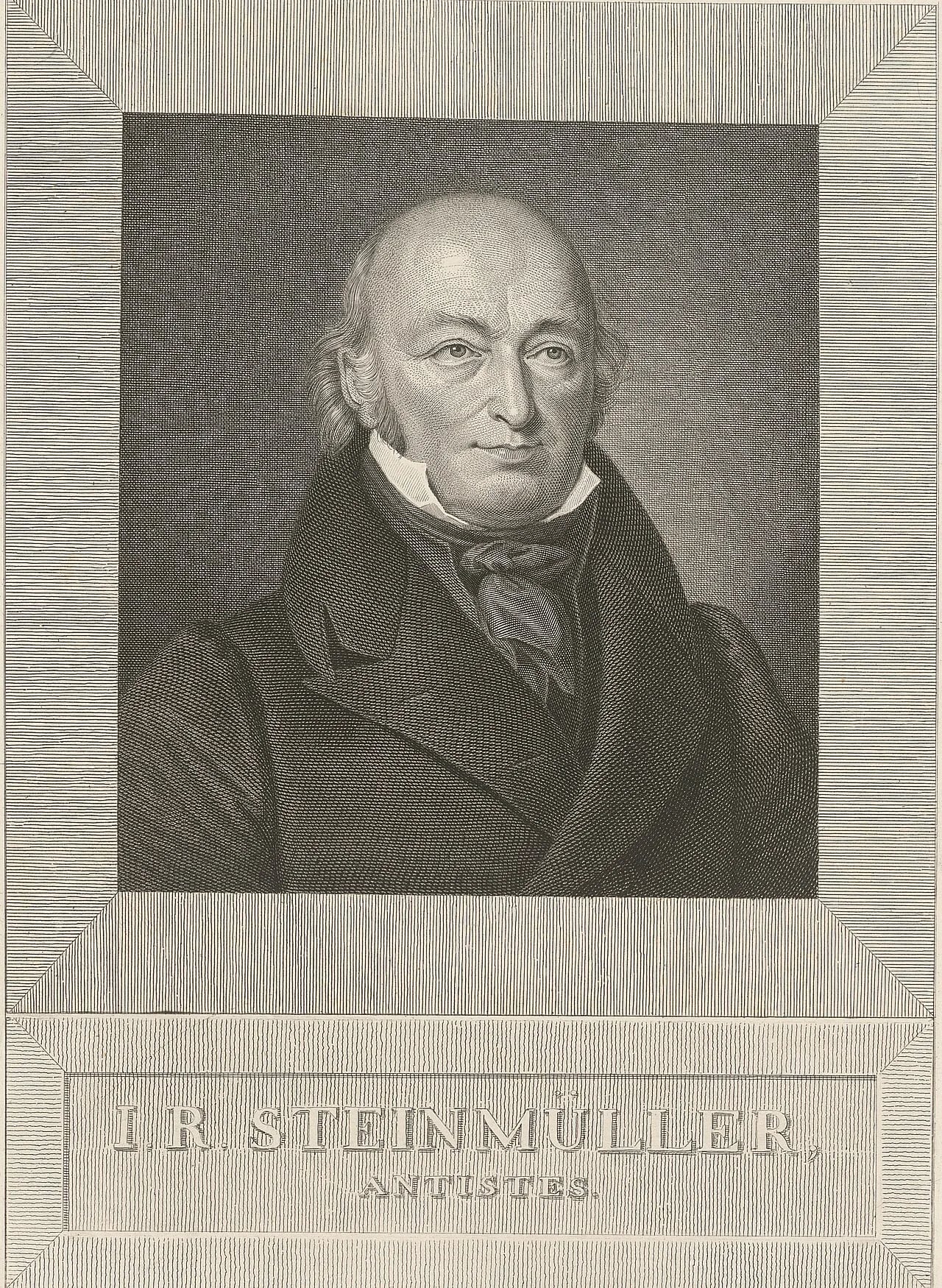 Porträt von Johann Rudolf Steinmüller (1773–1835) – Gedenkseite
