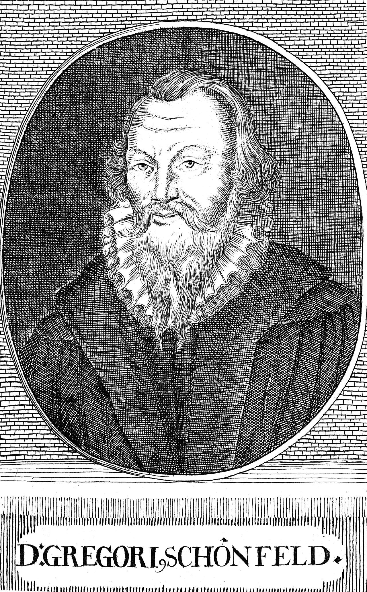 Porträt von Gregor Schönfeld (1559–1628) – Gedenkseite