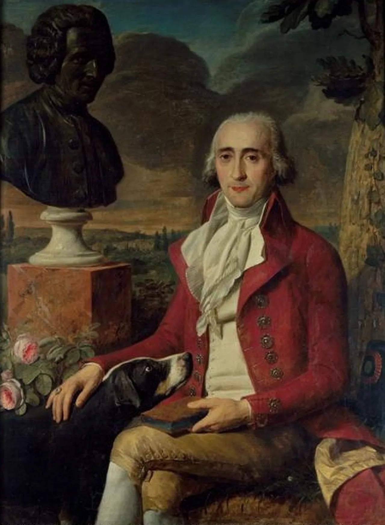 Porträt von René Louis de Girardin (1735–1808) – Gedenkseite