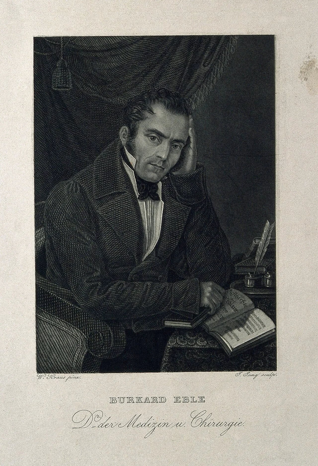 Porträt von Burkhard Eble (1799–1839) – Gedenkseite
