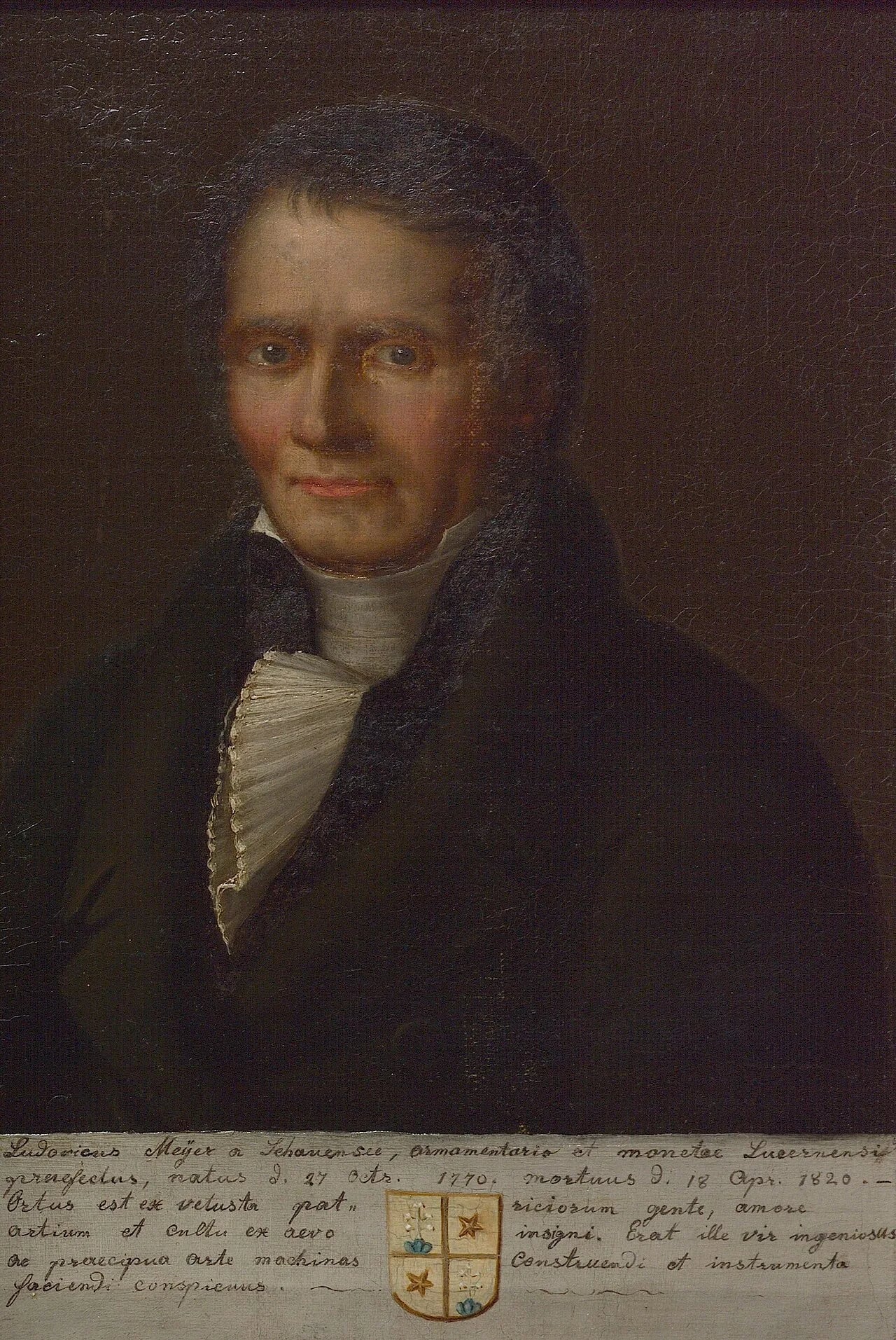 Porträt von Ludwig Meyer von Schauensee (1770–1820) – Gedenkseite