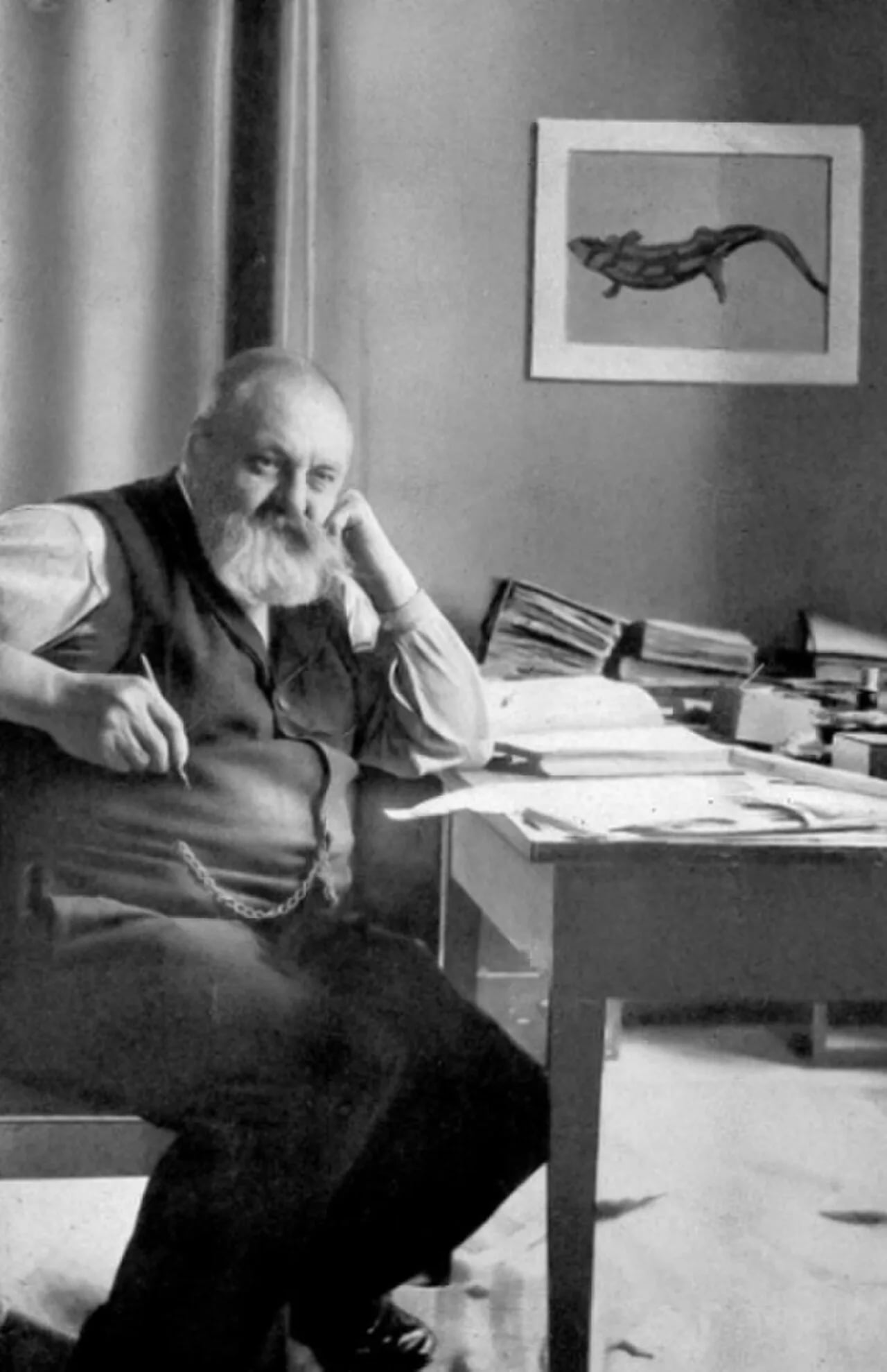 Porträt von Hermann Fischer-Sigwart (1842–1925) – Gedenkseite
