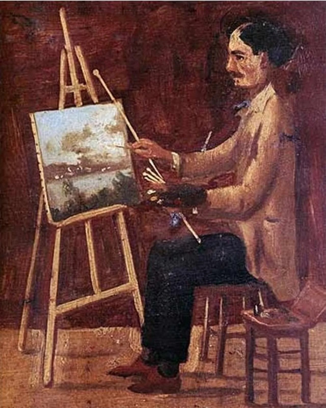 Porträt von Garabet Yazmaciyan (1868–1929) – Gedenkseite