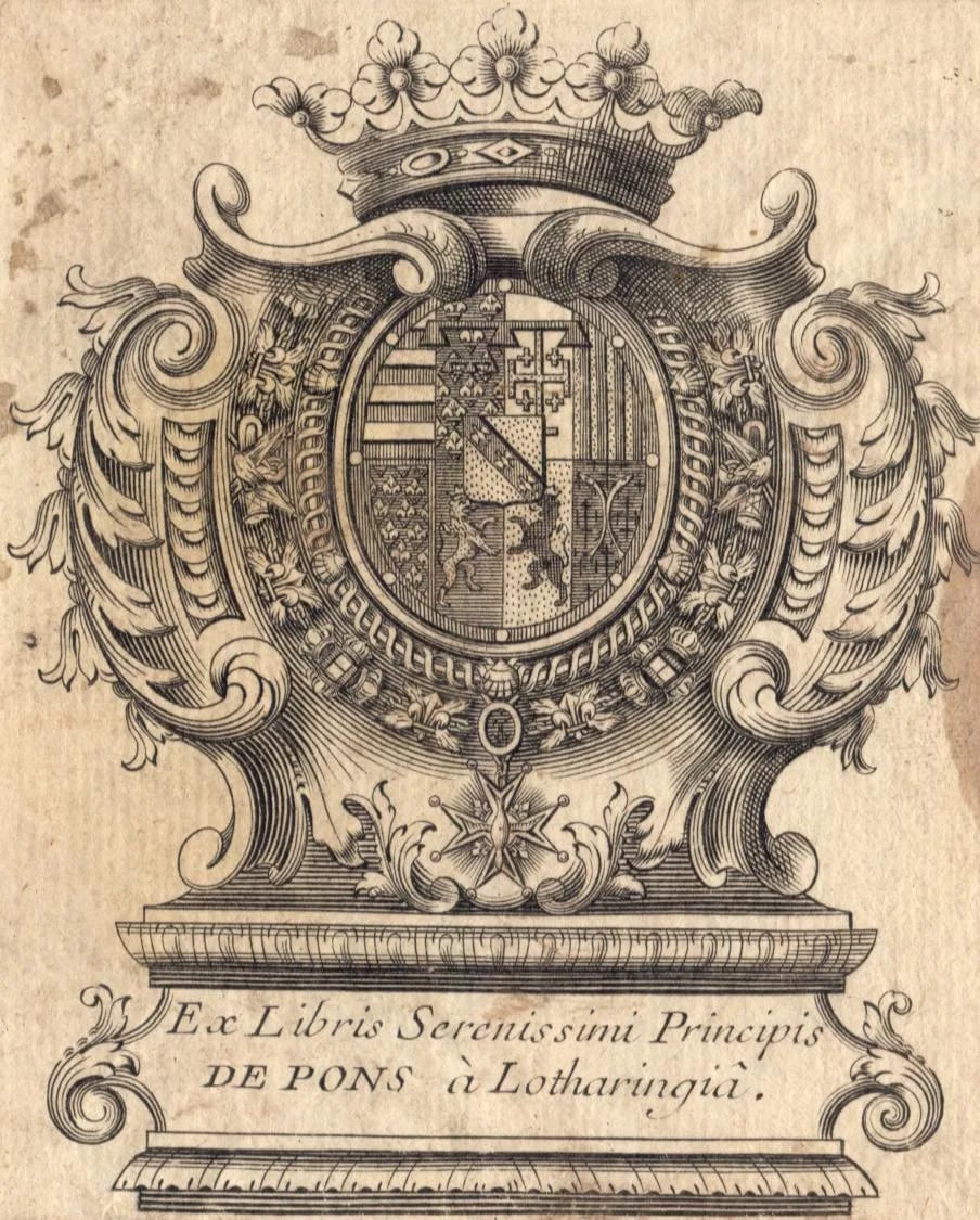 Porträt von Gaston of Lorraine, Count of Marsan (1721–1743) – Gedenkseite