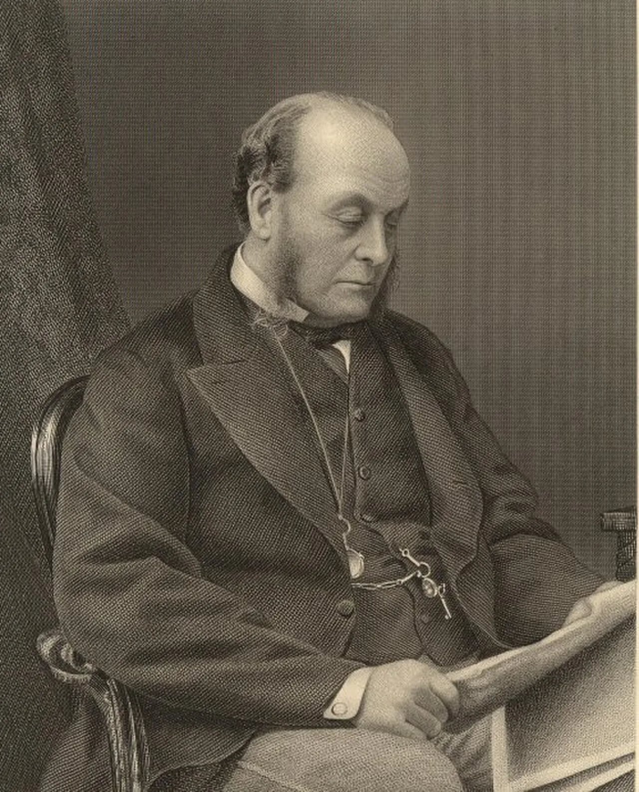 Porträt von Gathorne Gathorne-Hardy, 1. Earl of Cranbrook (1814–1906) – Gedenkseite