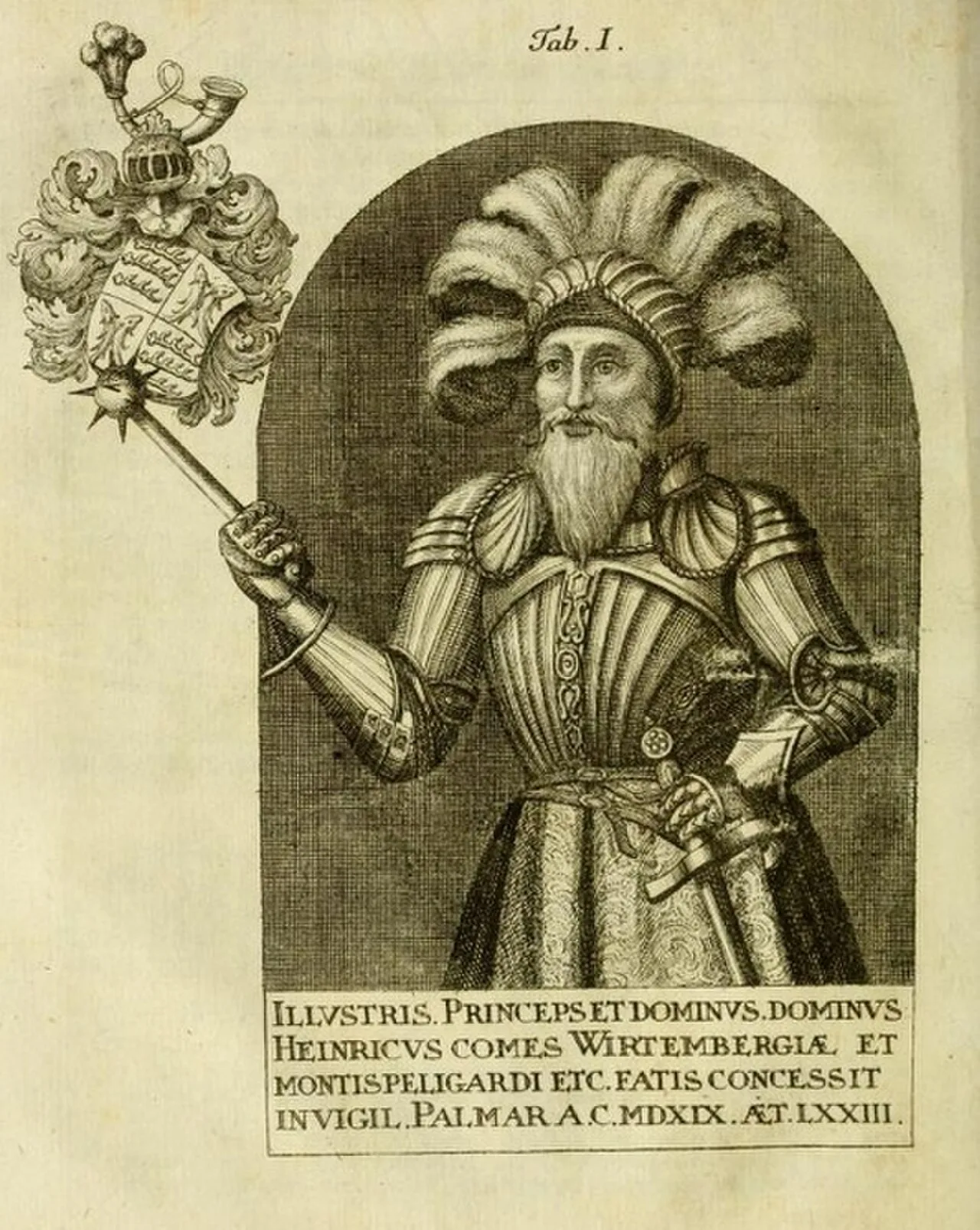 Porträt von Heinrich von Württemberg (1448–1519) – Gedenkseite