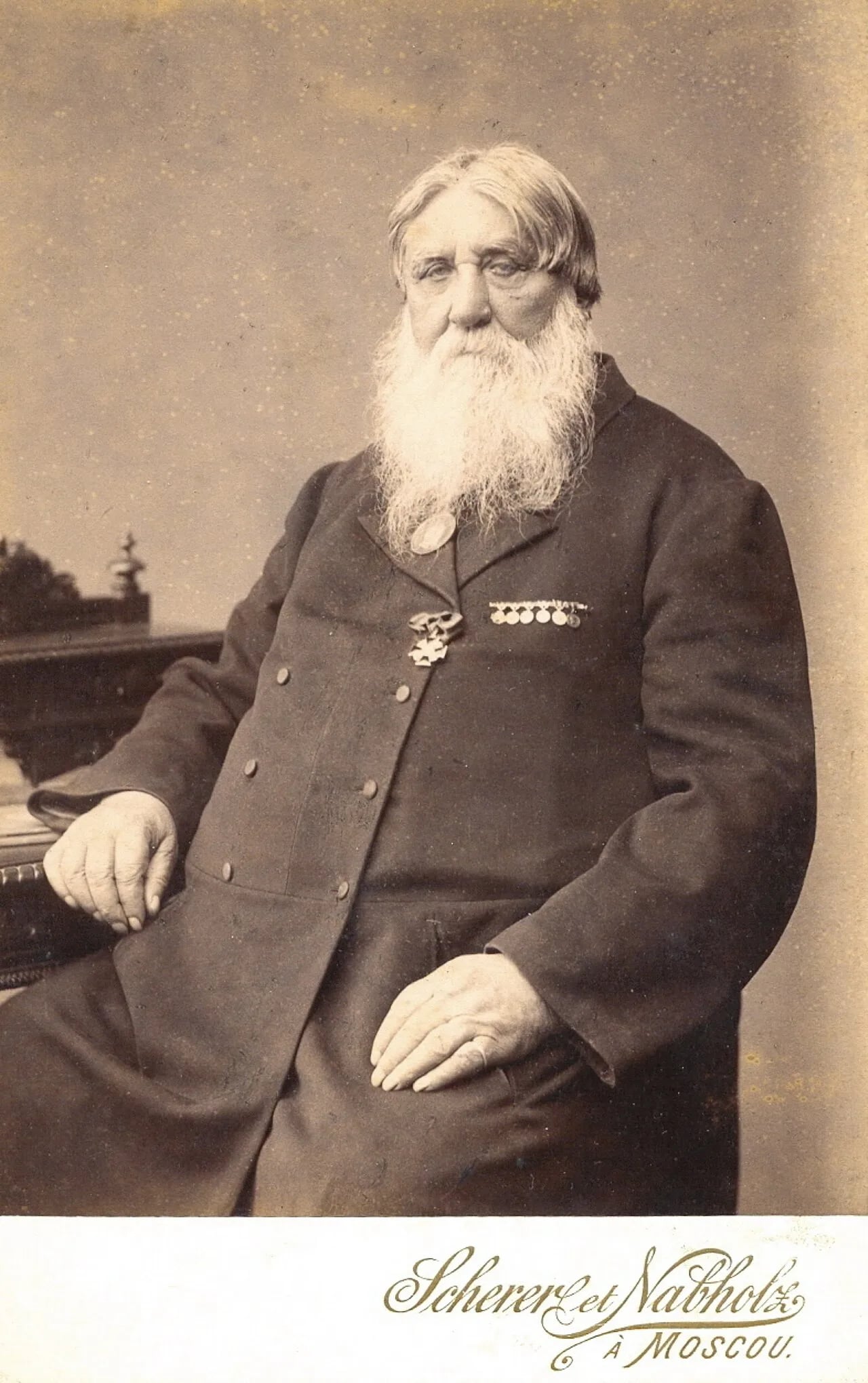 Porträt von Diomid Khutarev (1816–1897) – Gedenkseite