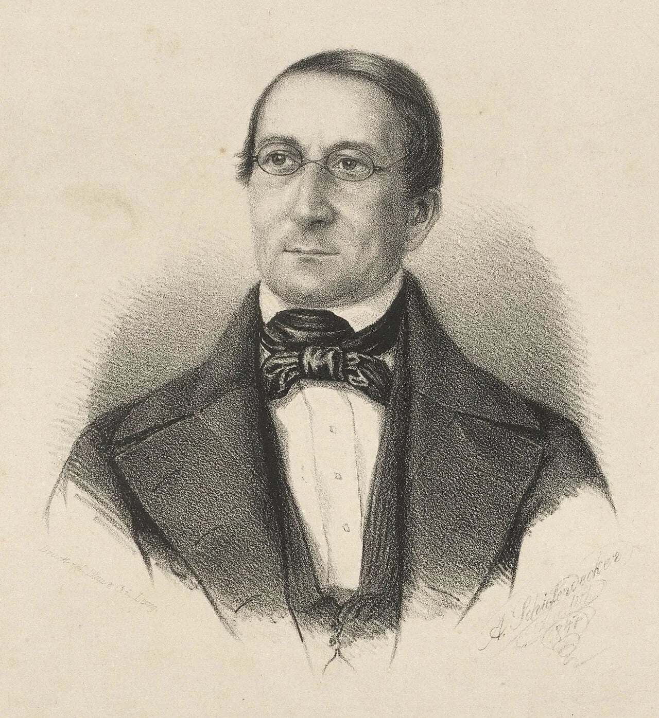 Portrait of Carl Ferdinand Becker (1804–1877) – memorial page